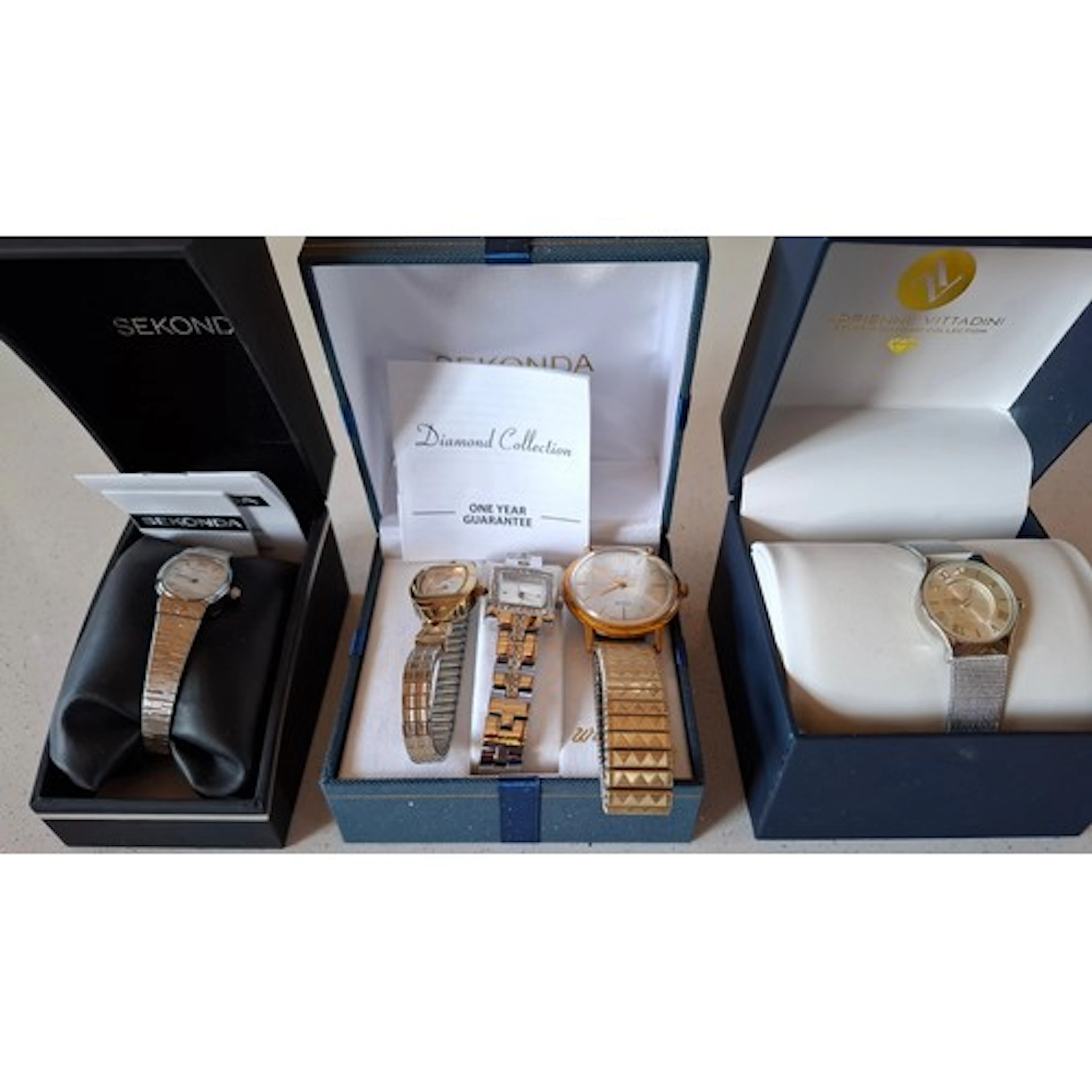 Five watches to include a gents vintage gold tone Poljot de ...