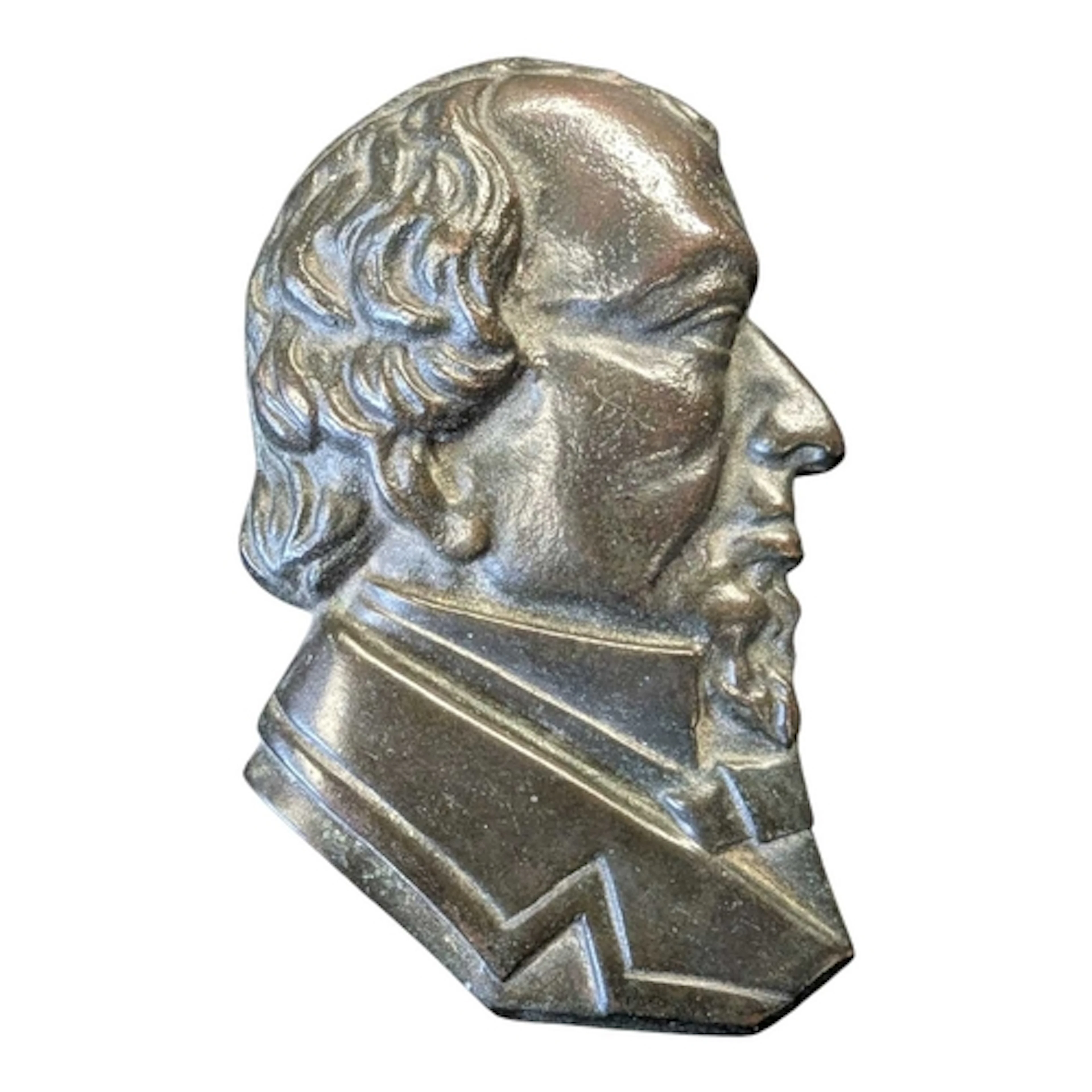 A 19th century Victorian bronze Prime-Minister Benjamin Disr...