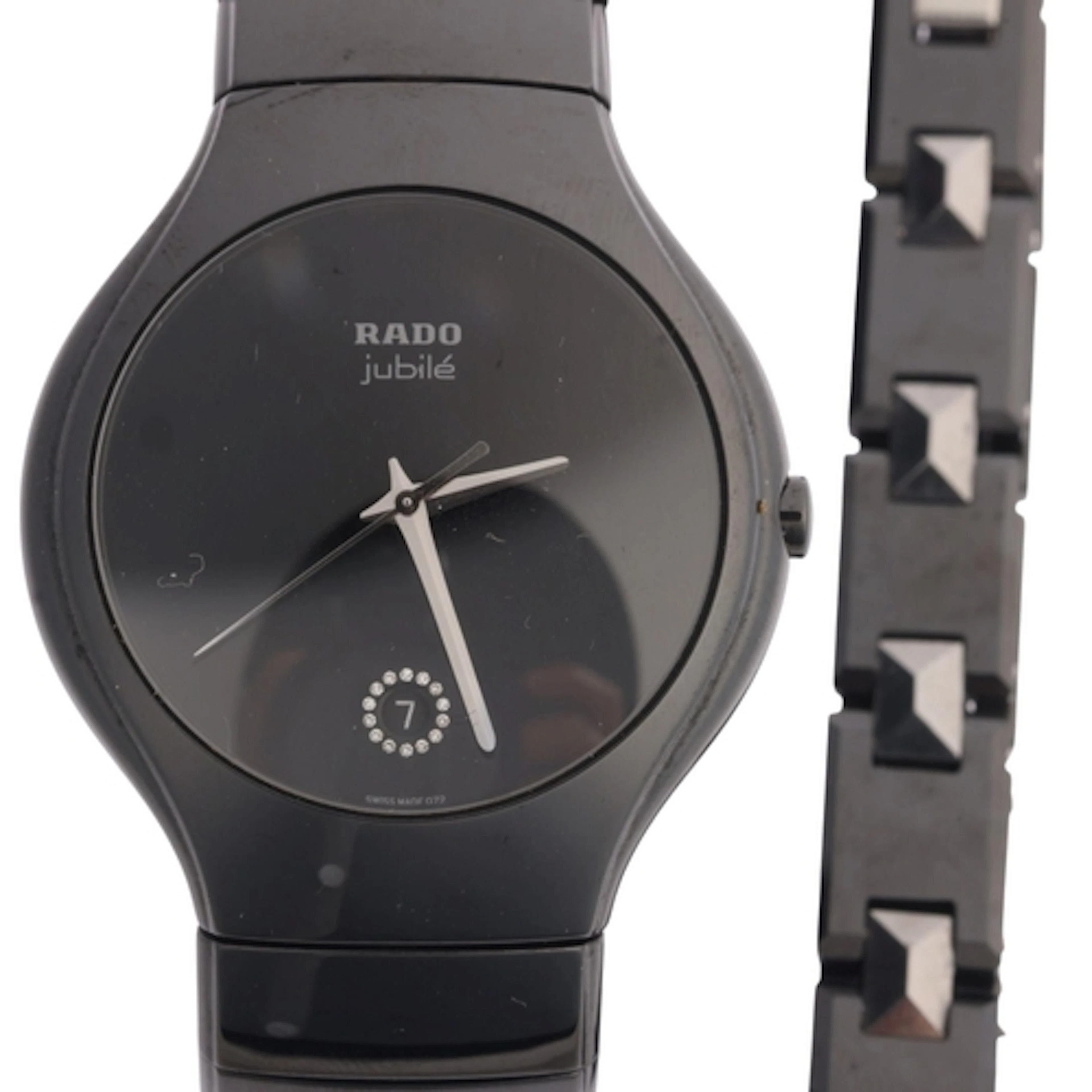 RADO - a Hi-Tech ceramic Diastar Jubile quartz calendar brac...