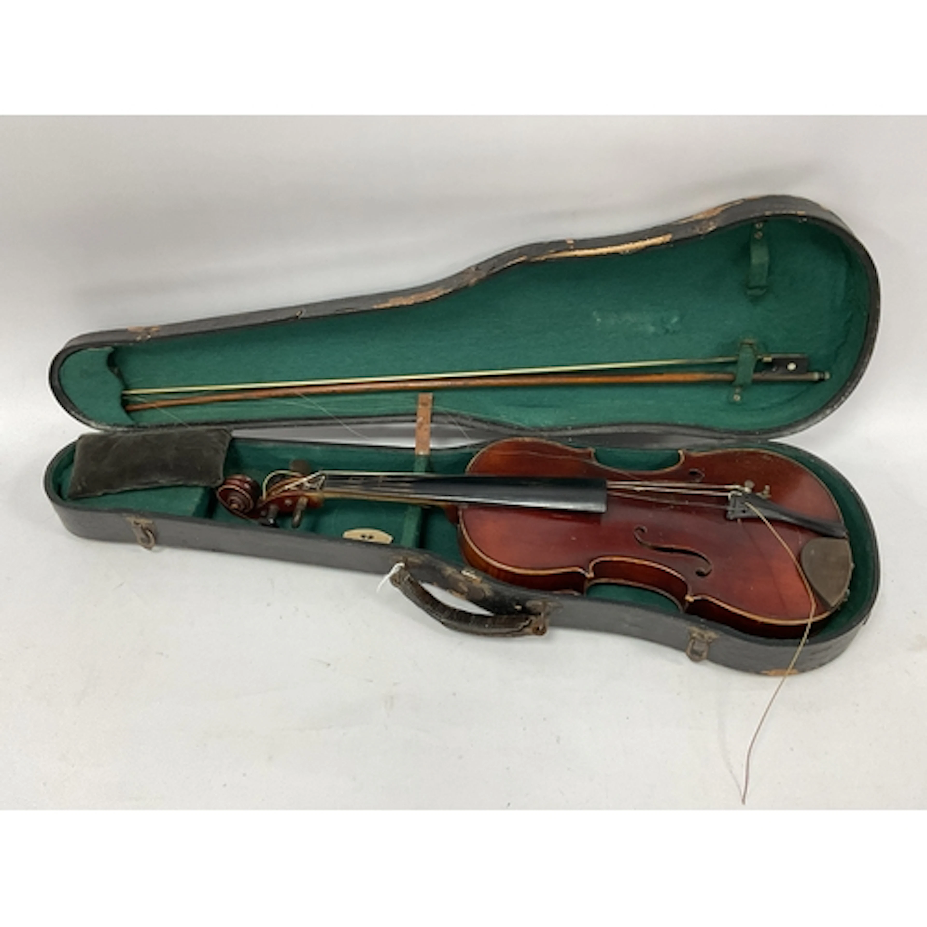 A Cased Violin Labelled "Nicola Amati Fecit Cremona Sub Titu...