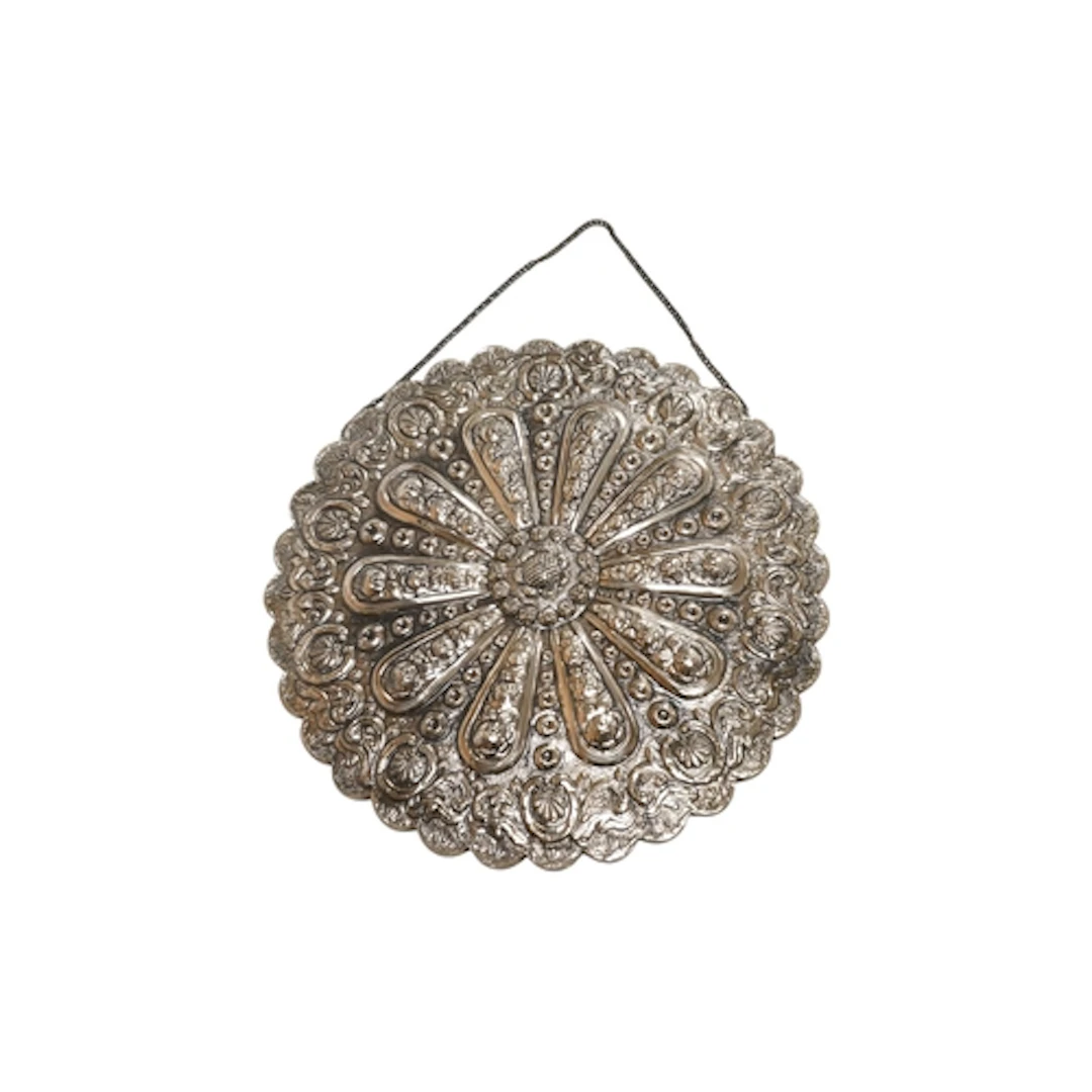 A Turkish Bedo 900 standard white metal mounted hanging wedd...