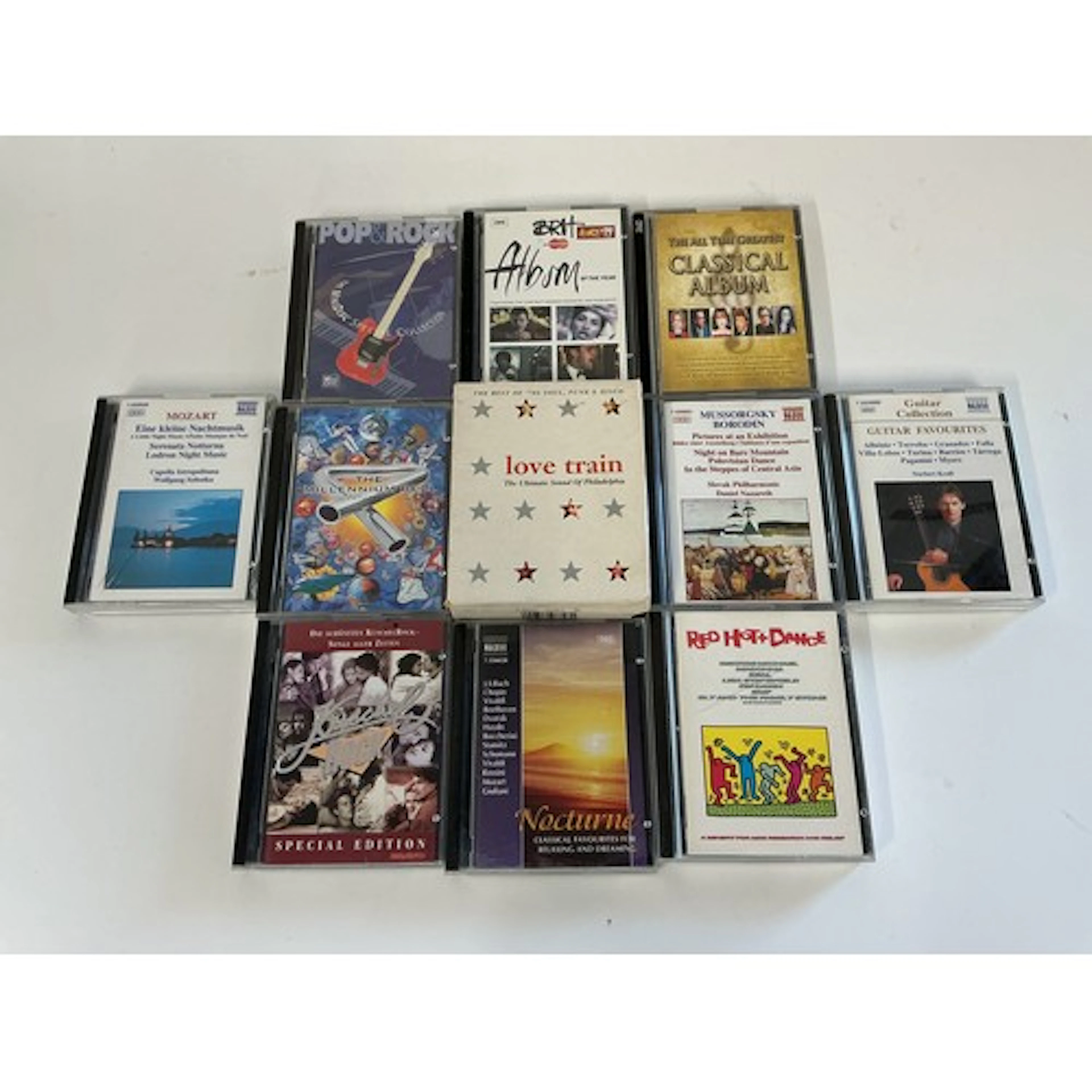 Eleven minidiscs comprising various compilations including B...