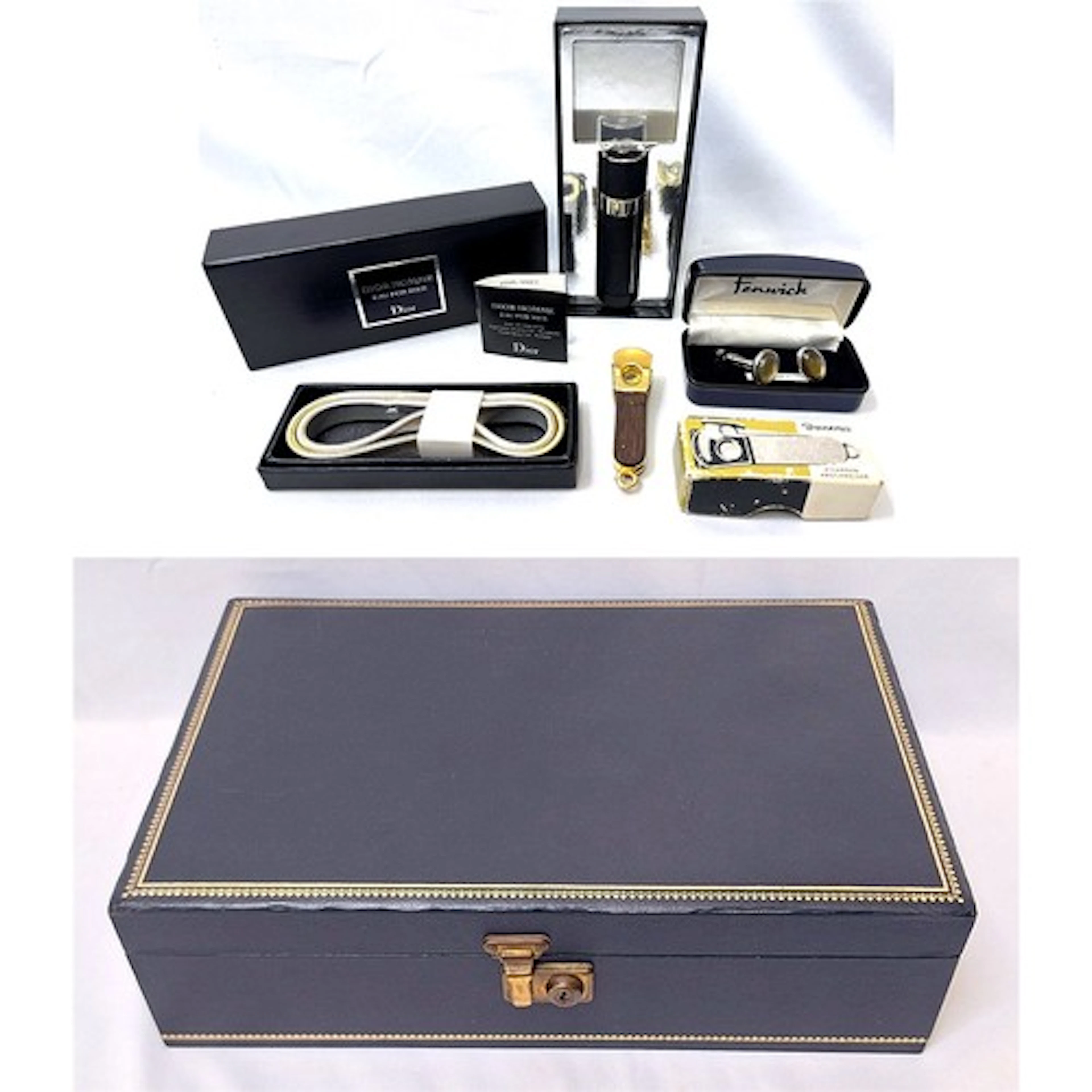 Boxed Travel Atomiser Dior Homme, Vintage Domatus Cigar Cutt...
