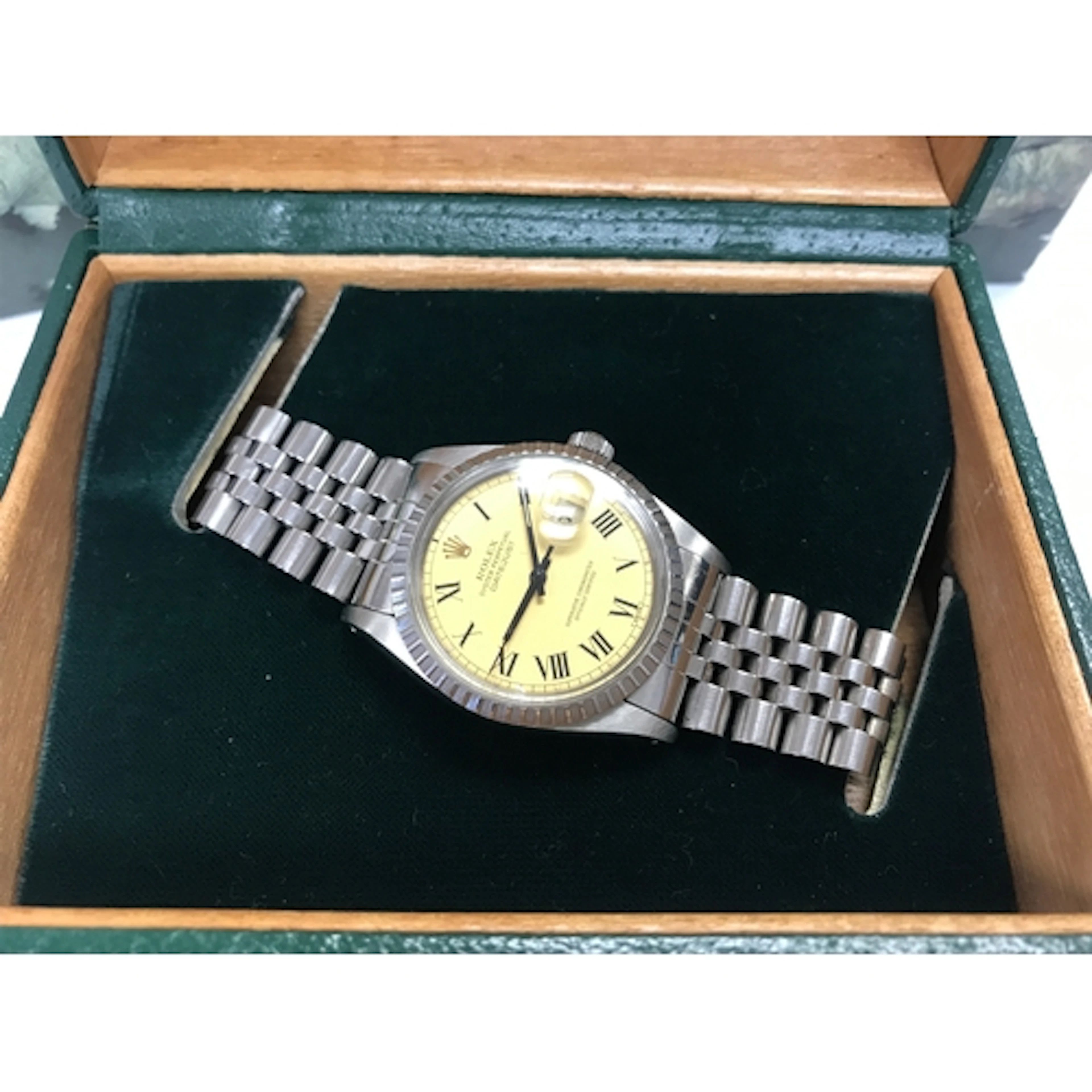 Rolex Datejust 36 reference 16030 featuring a champagne "Buc...