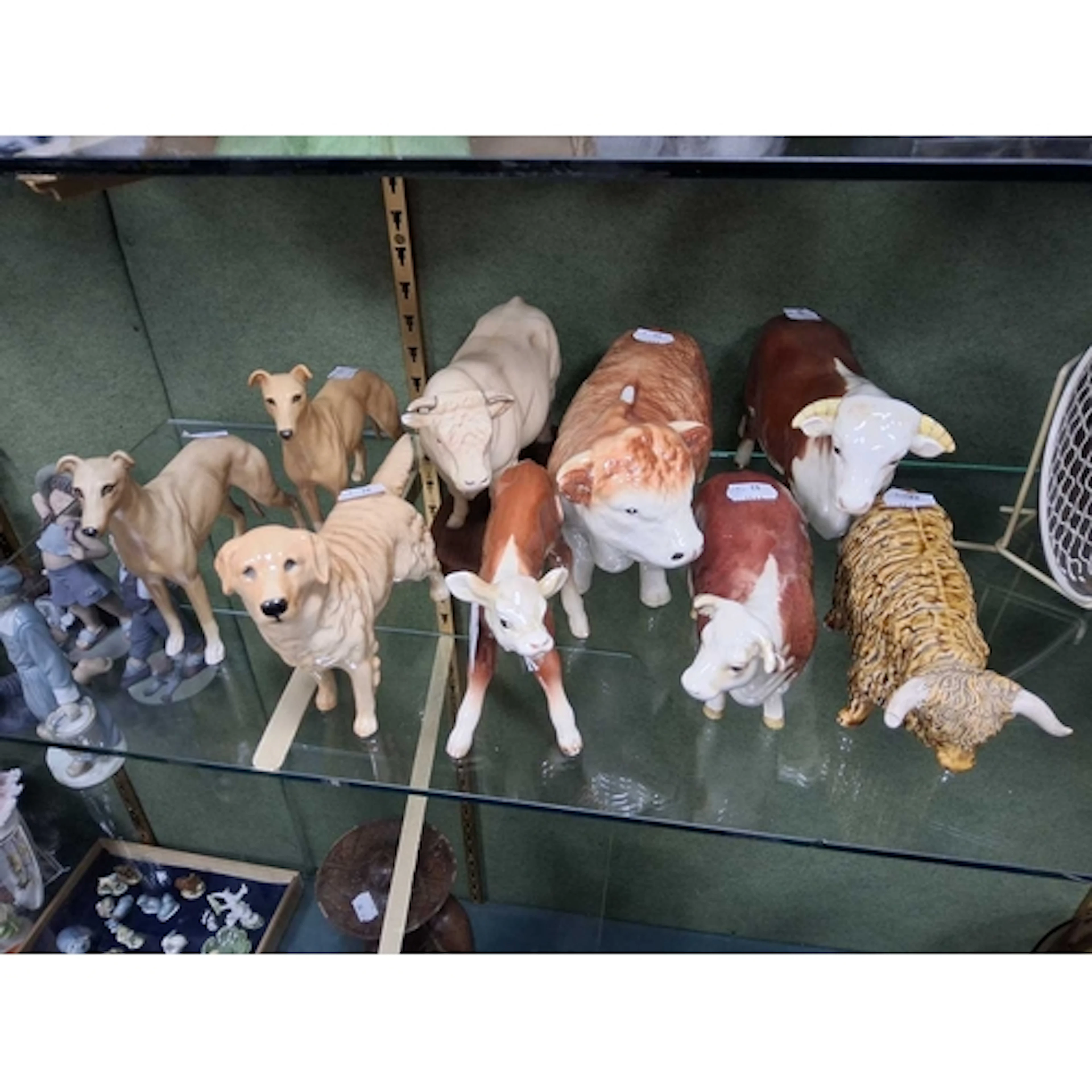 A GROUP OF MOSTLY VINTAGE BESWICK CERAMIC ANIMALS comprising...