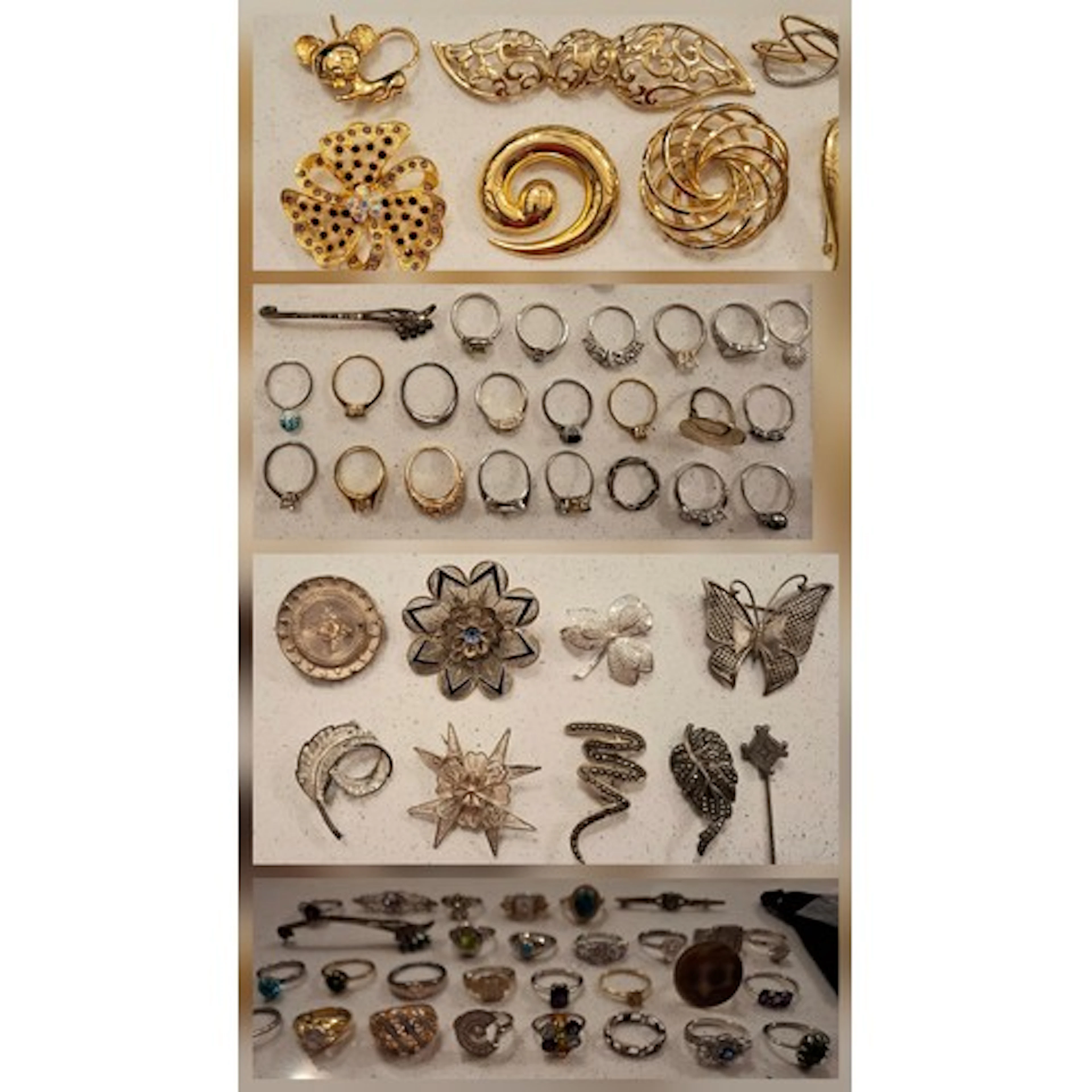 Mixed costume jewellery to include late 20th Century contemp...