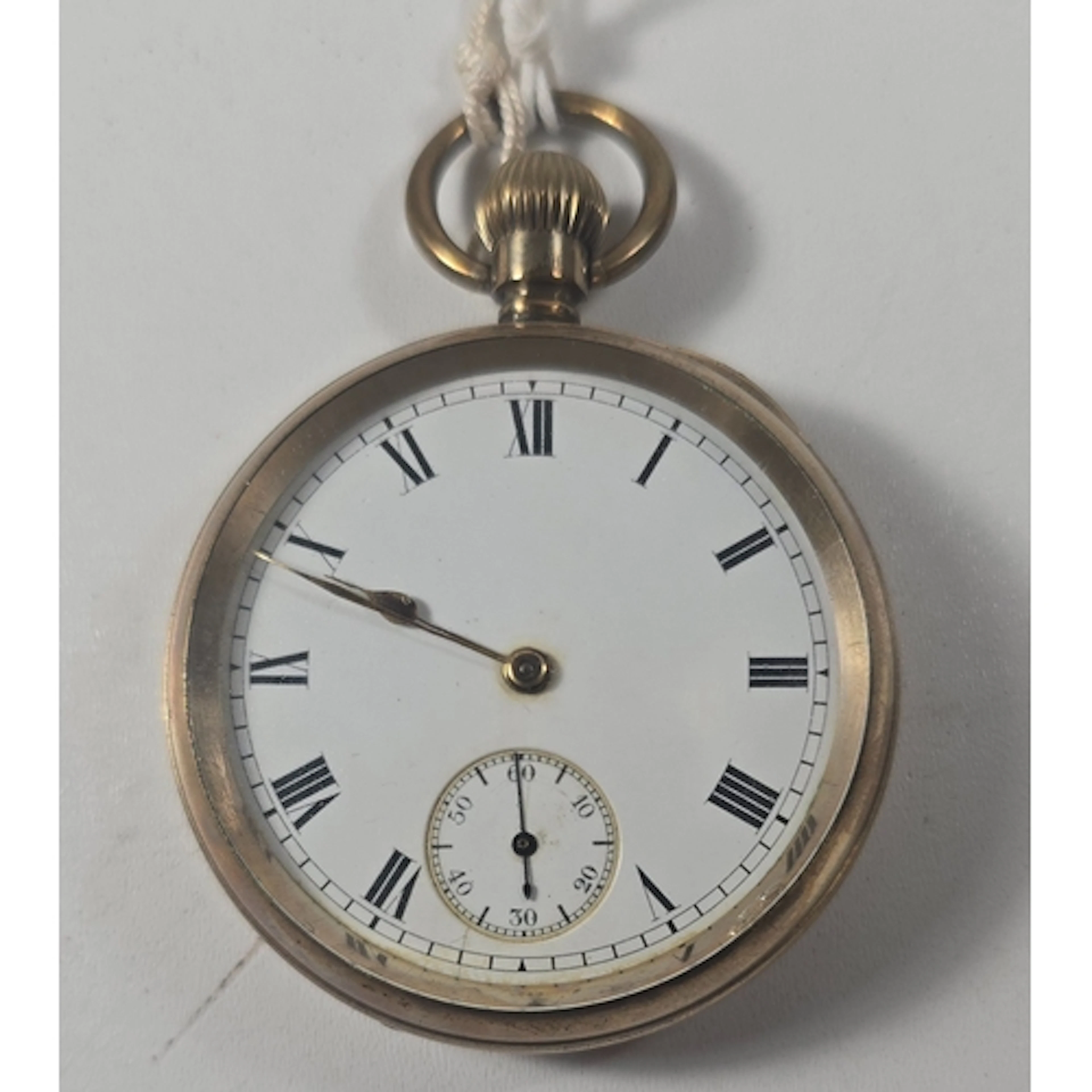 A Waltham "Traveller" pocket watch circa 1913, the case with...