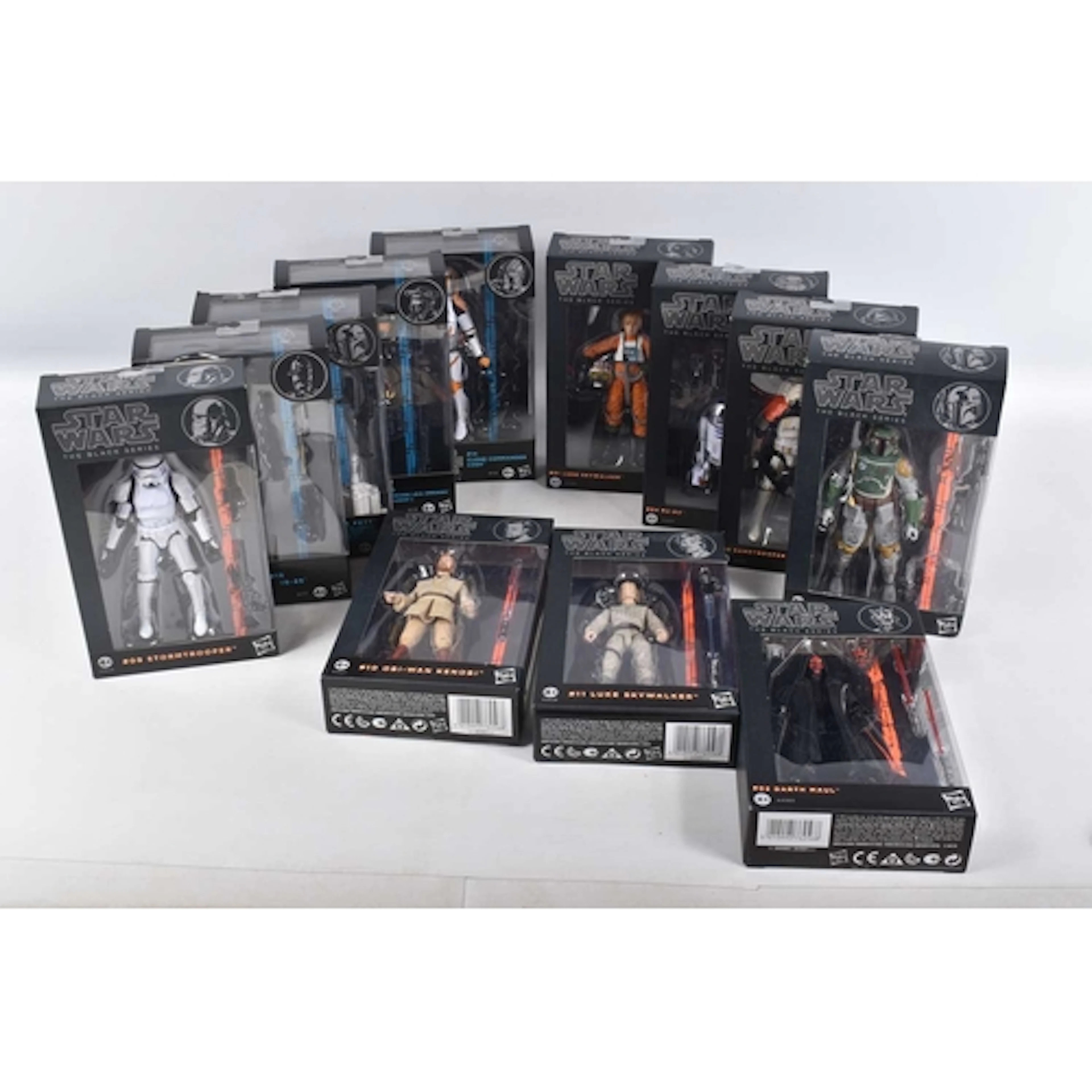 A COLLECTION OF HASBRO STAR WARS THE BLACK SERIES FIGURES, t...