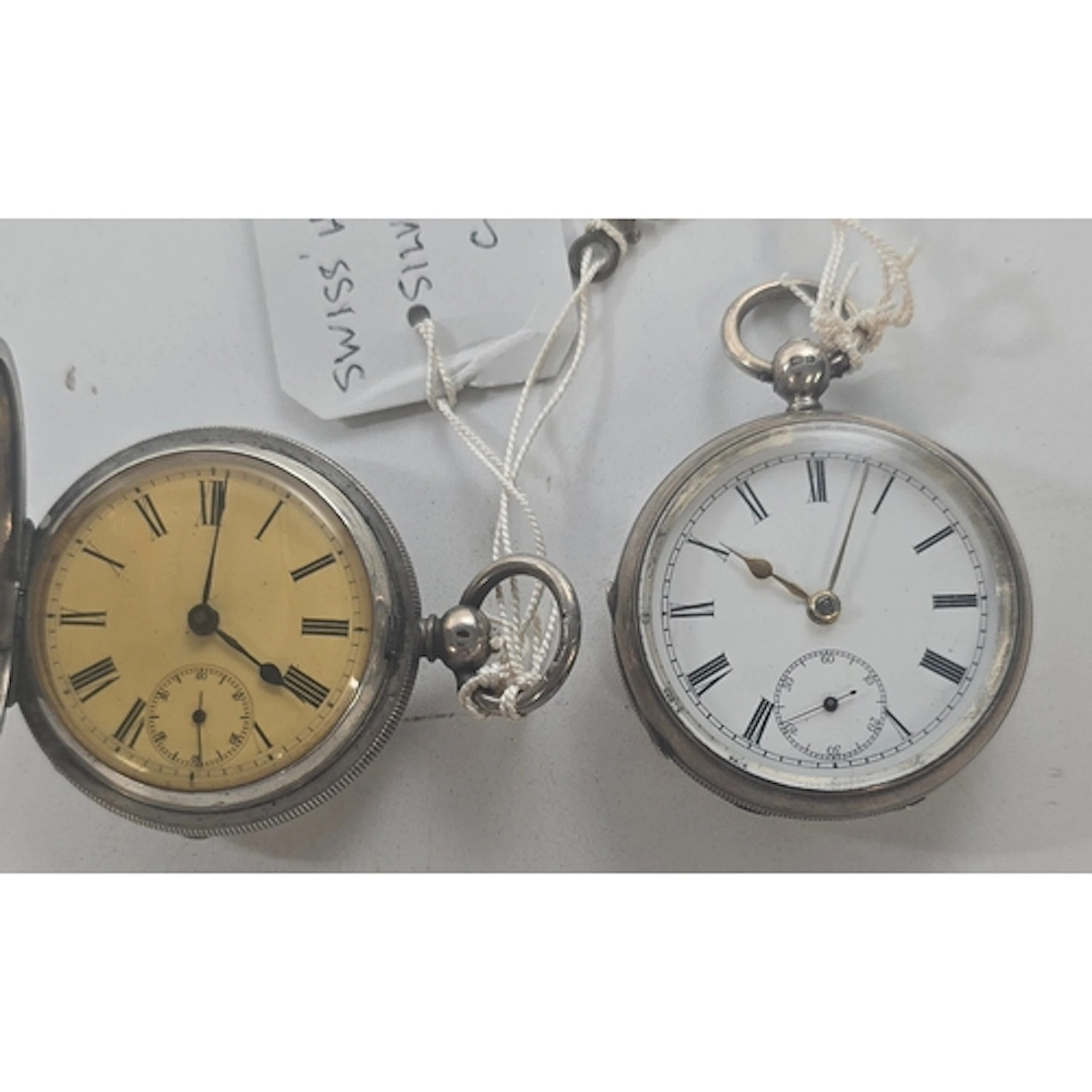 A silver cased pocket watch by D.W. Jeffery Colchester, HM B...