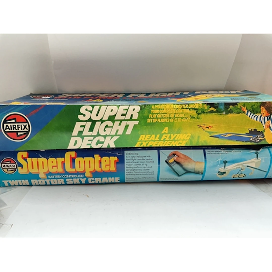 A Boxed Airfix Super Flight Deck And A Super Copter. (2).