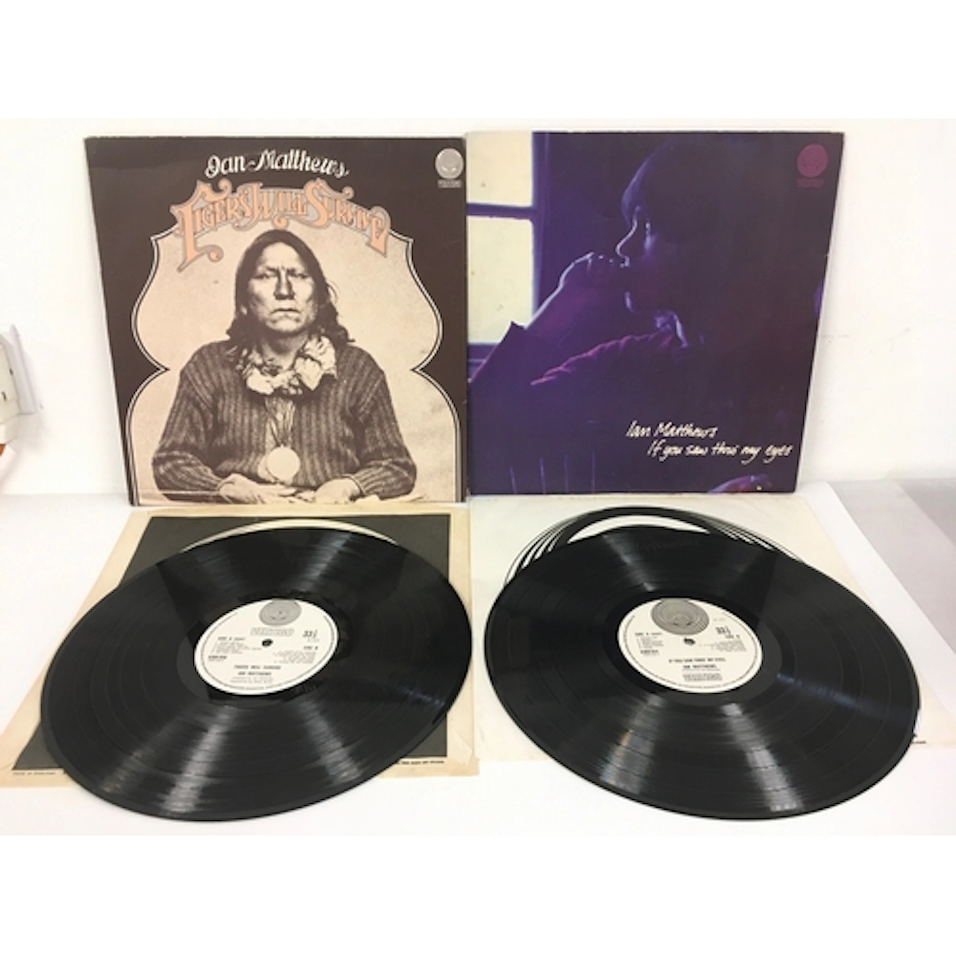 Two first UK pressings of Ian Matthews LPs on the Vertigo la...