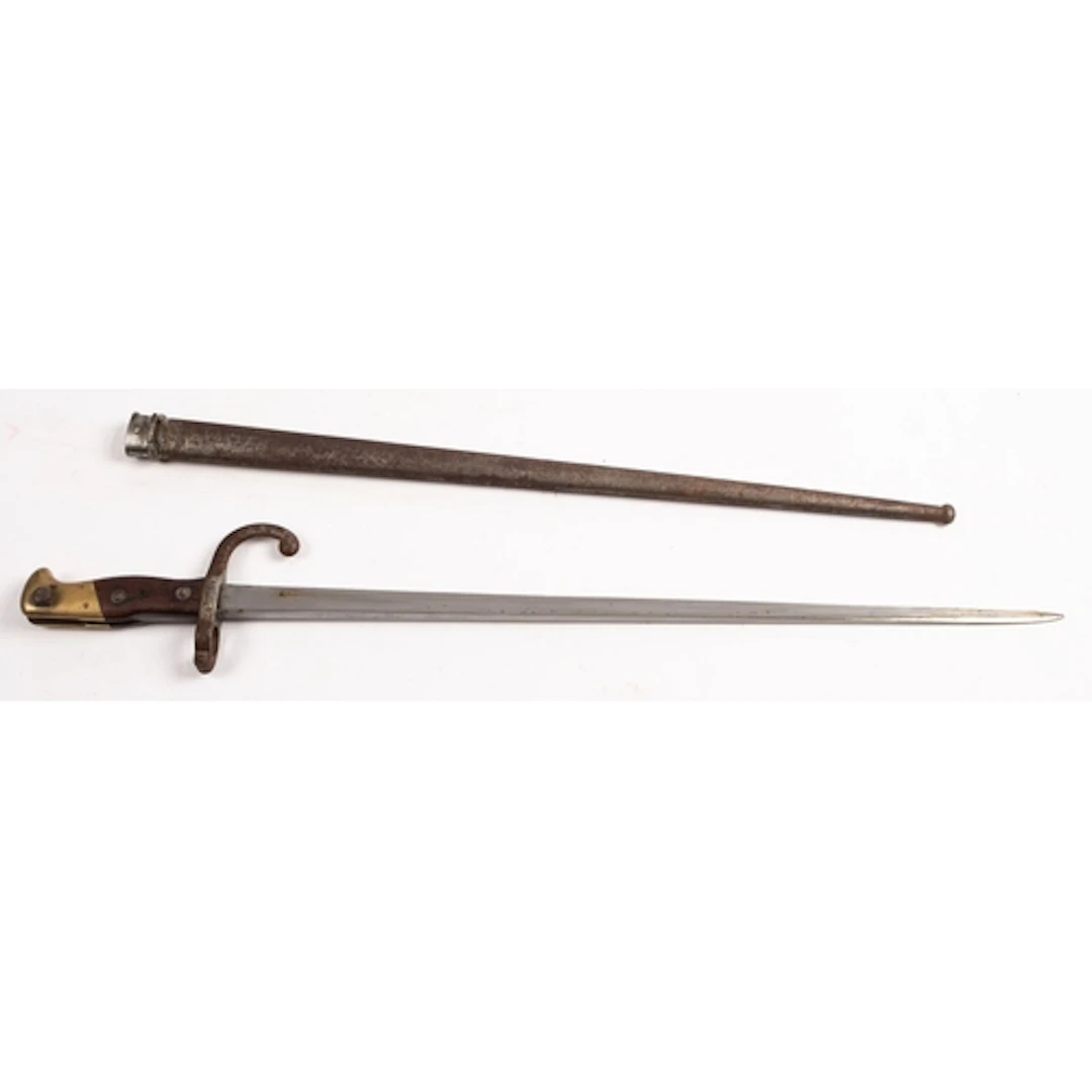 A French 19th Century 1874 Gras pattern bayonet. Serial numb...