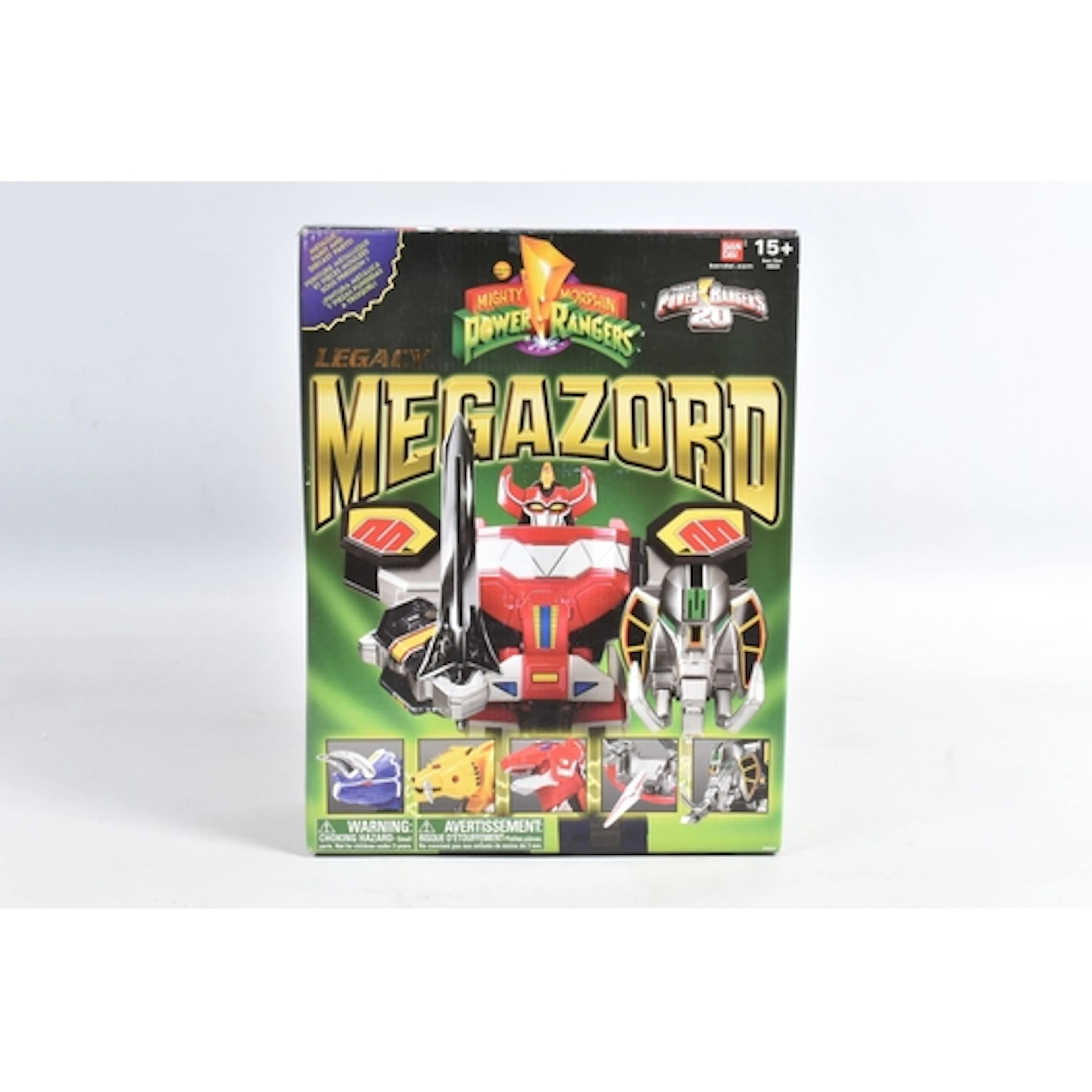 A BOXED BANDAI MIGHTY MORPHIN POWER RANGERS LEGACY MEGAZORD,...