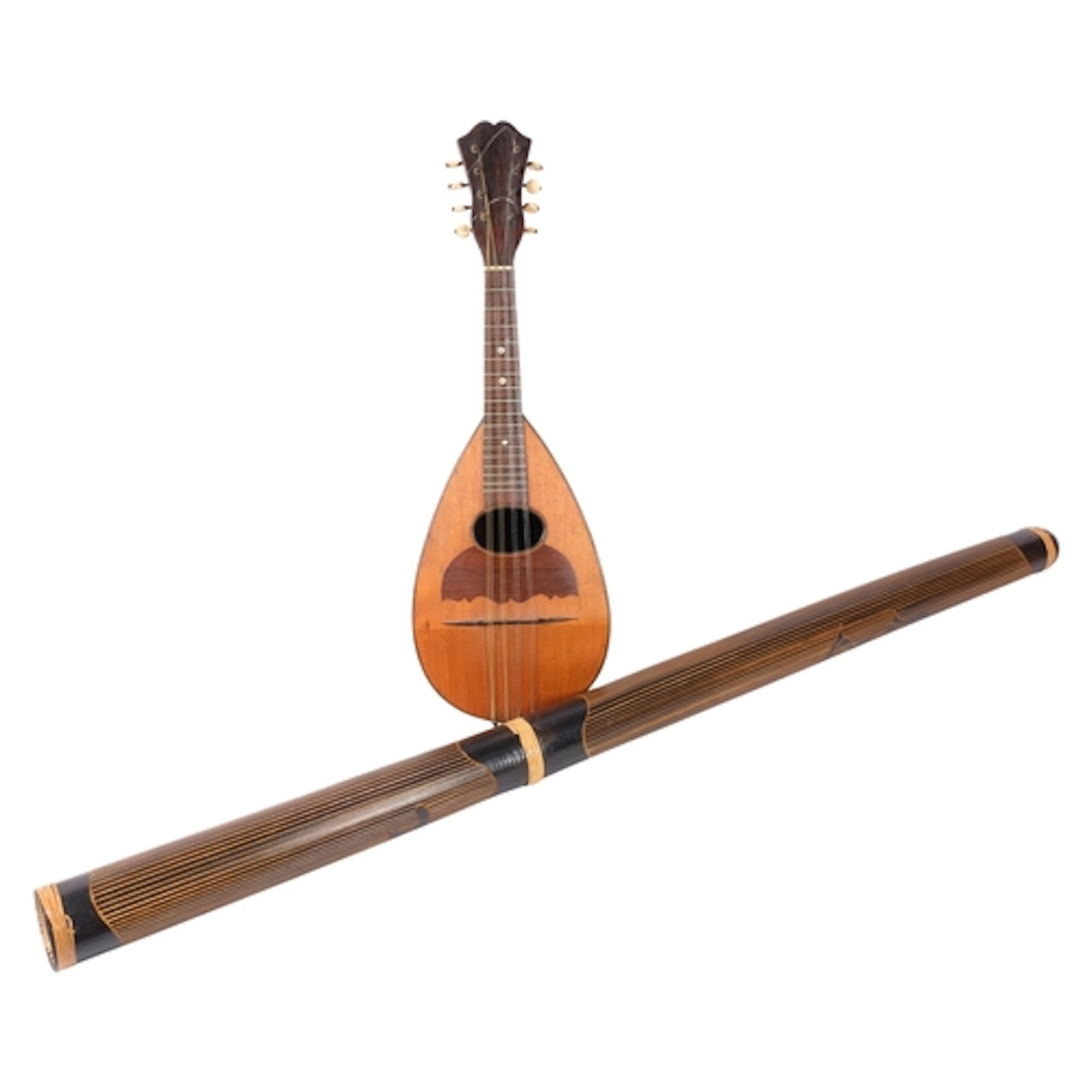 A Vintage mandolin and digeridoo
