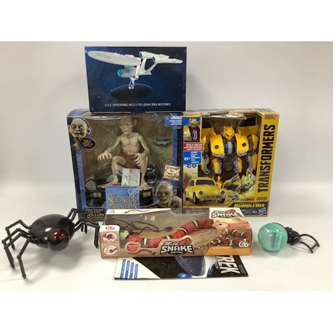 A Hasbro Transformers Battery Operated Power Charge Bumblebe...