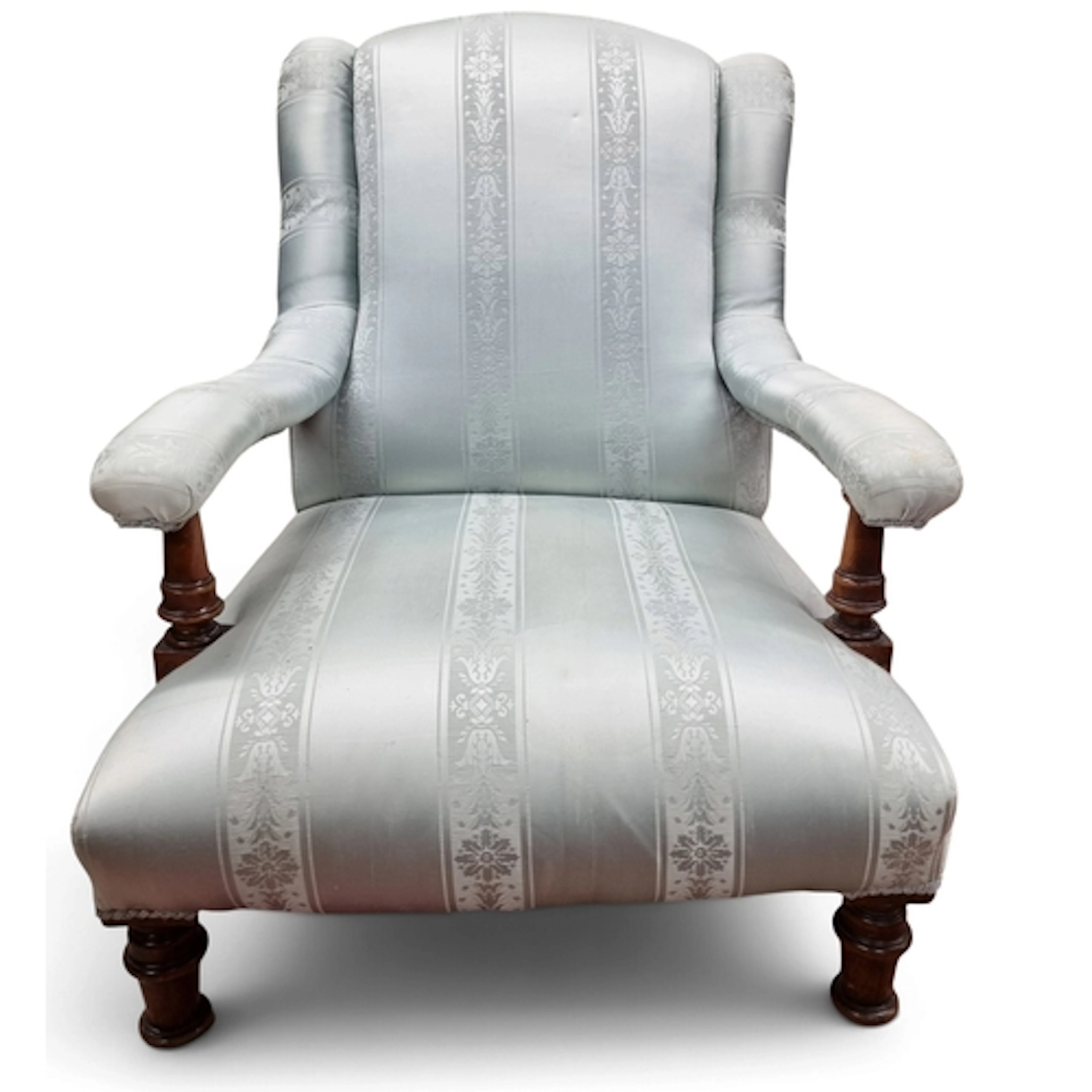 A 19th Century Mahogany Showframe upholstered Armchair in th...