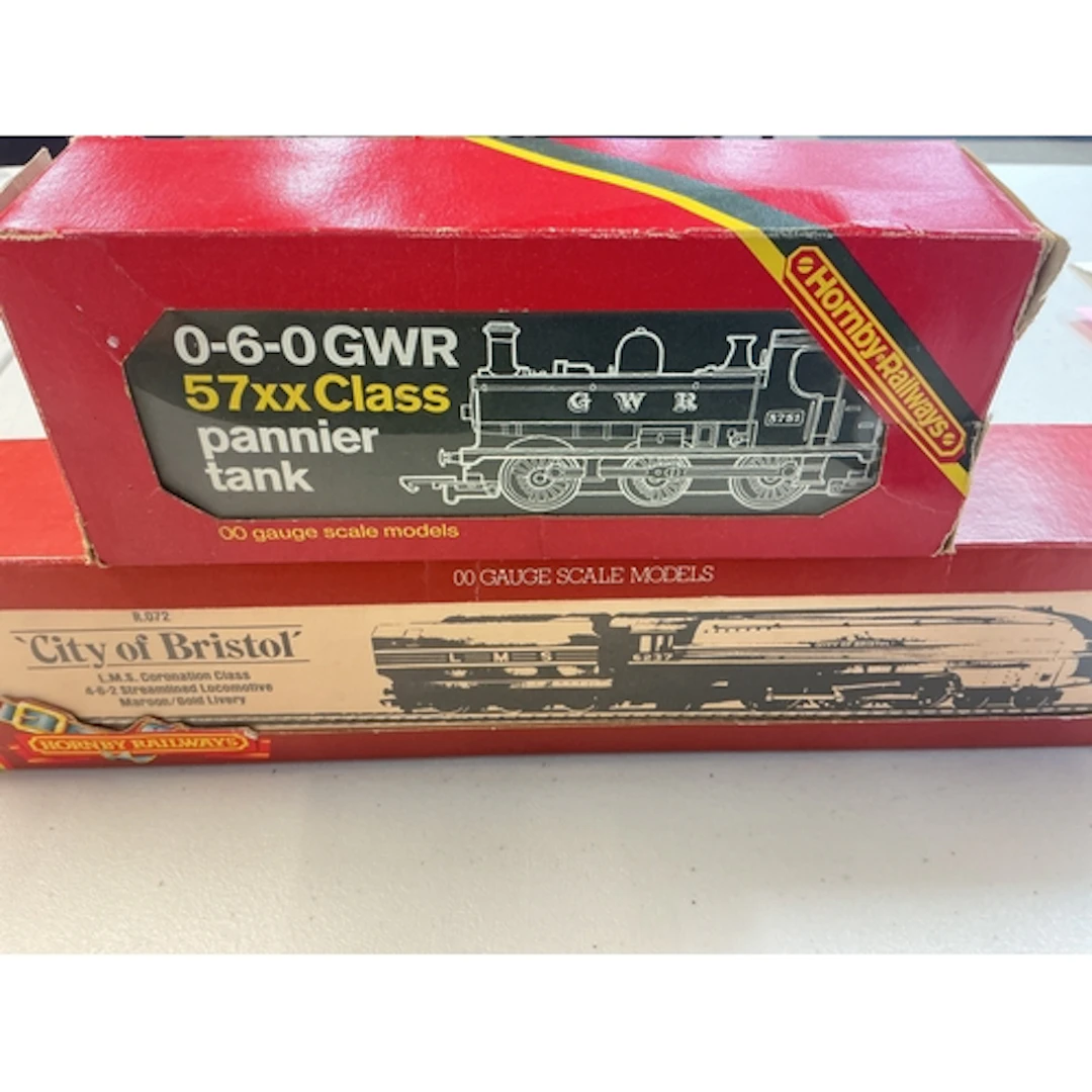 2 Boxed Hornby 00 Gauge Locomotives, A 0-6-0 GWR 57XX Class ...