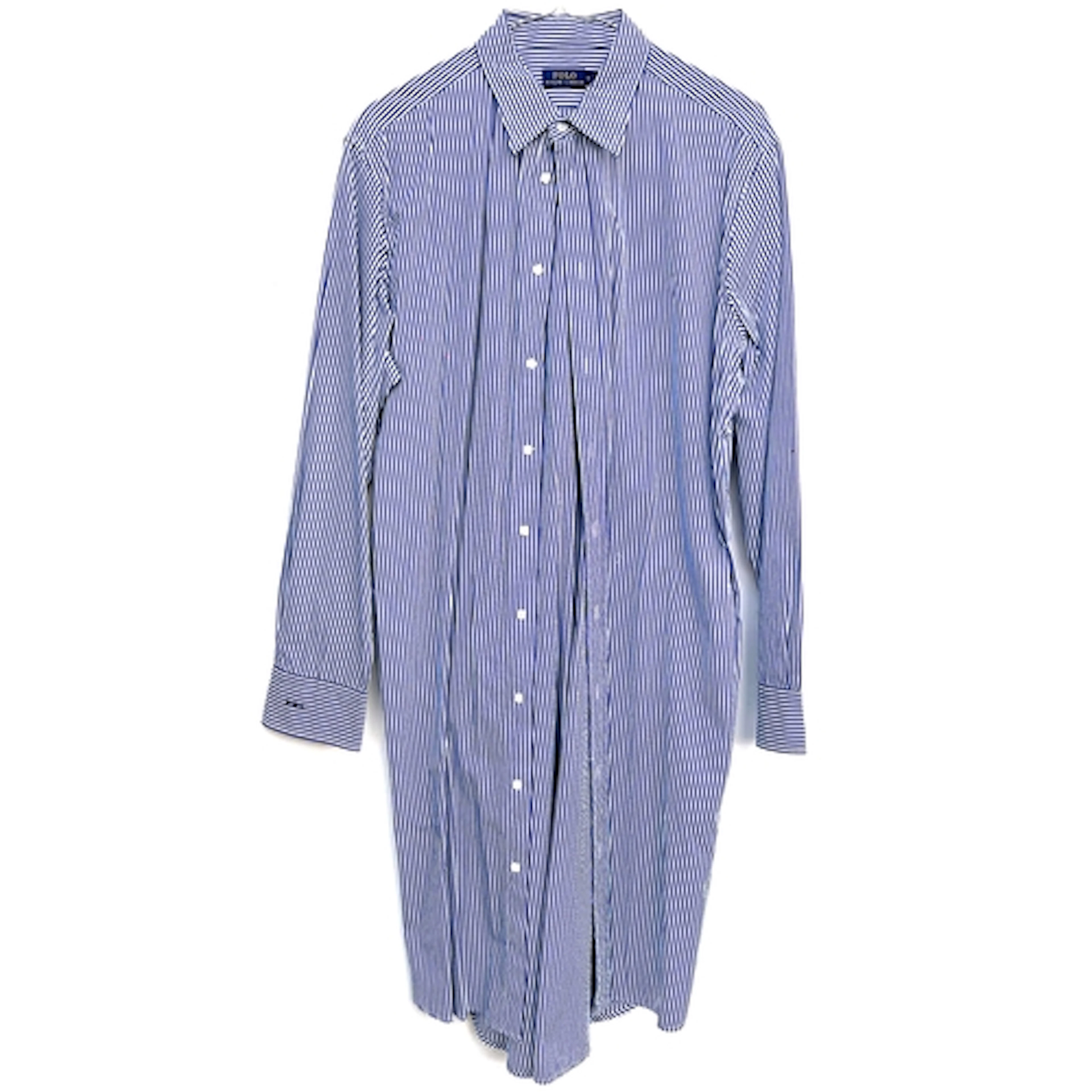 A Polo Ralph Lauren blue and white striped cotton dress, siz...