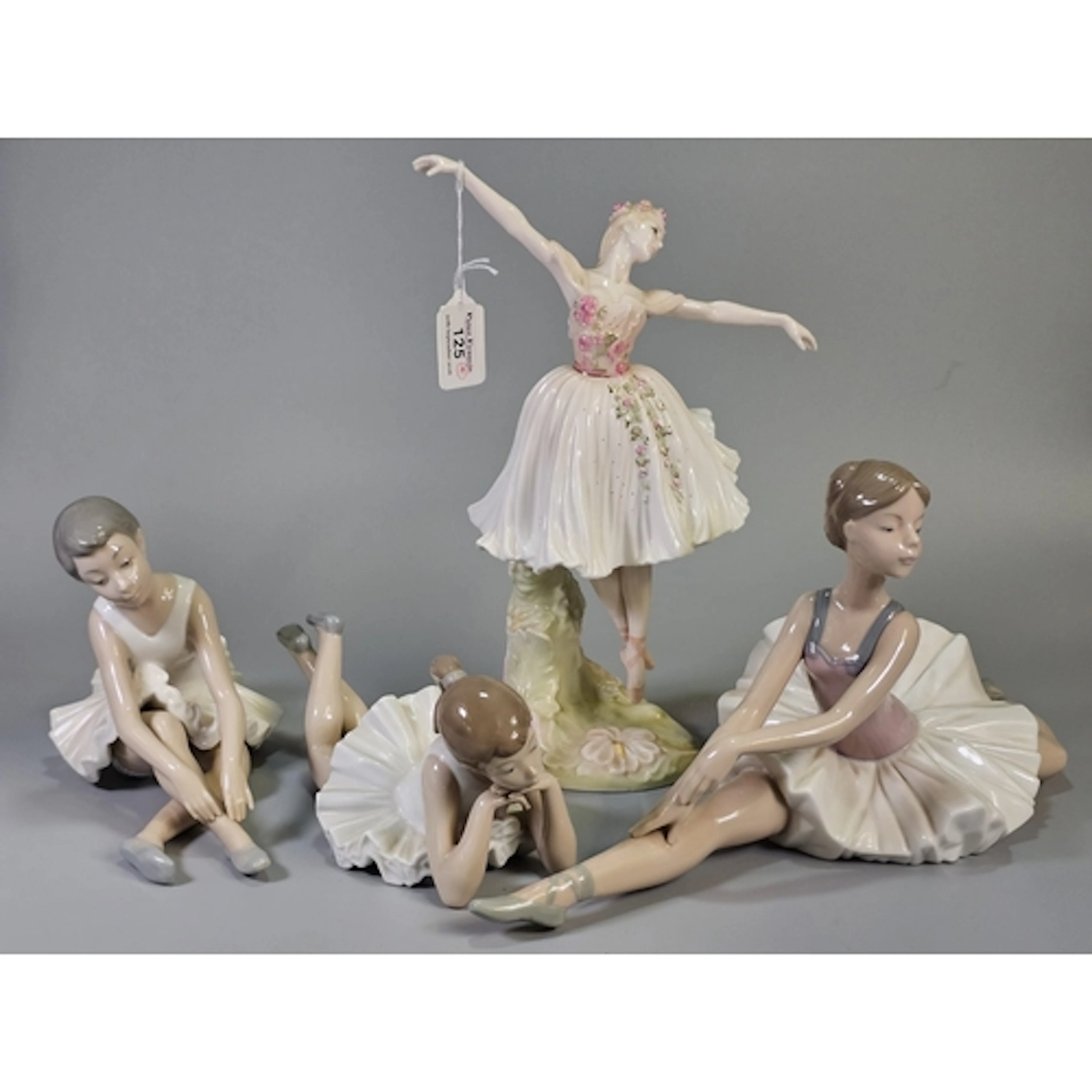 Collection of Nao Spanish porcelain ballerina figurines, tog...