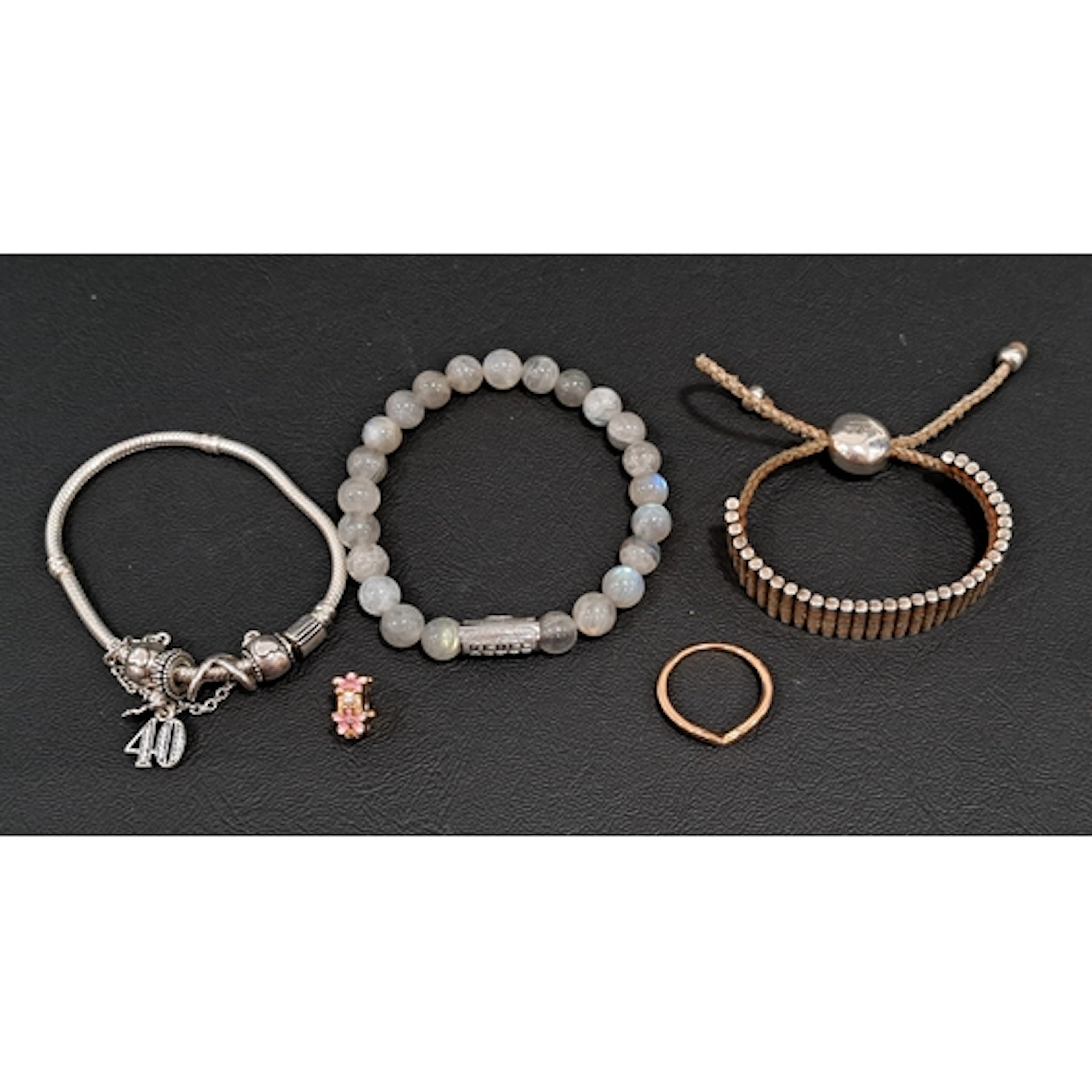 SELECTION OF FASHION JEWELLERY comprising a Pandora Moments ...