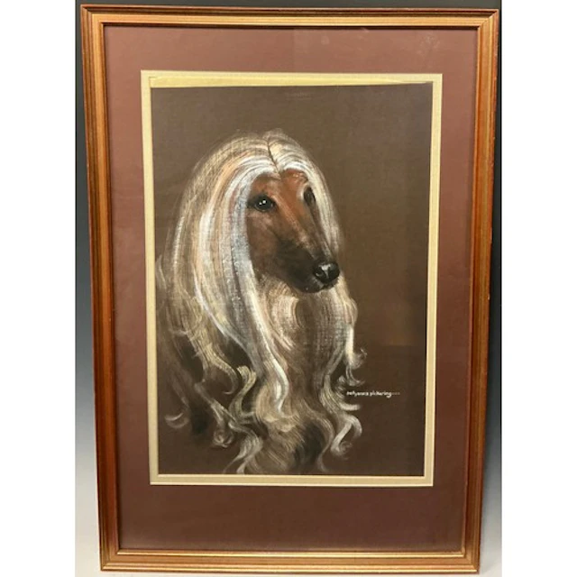 Pollyanna Pickering (British, 1942-2018) Afghan Hound sign...