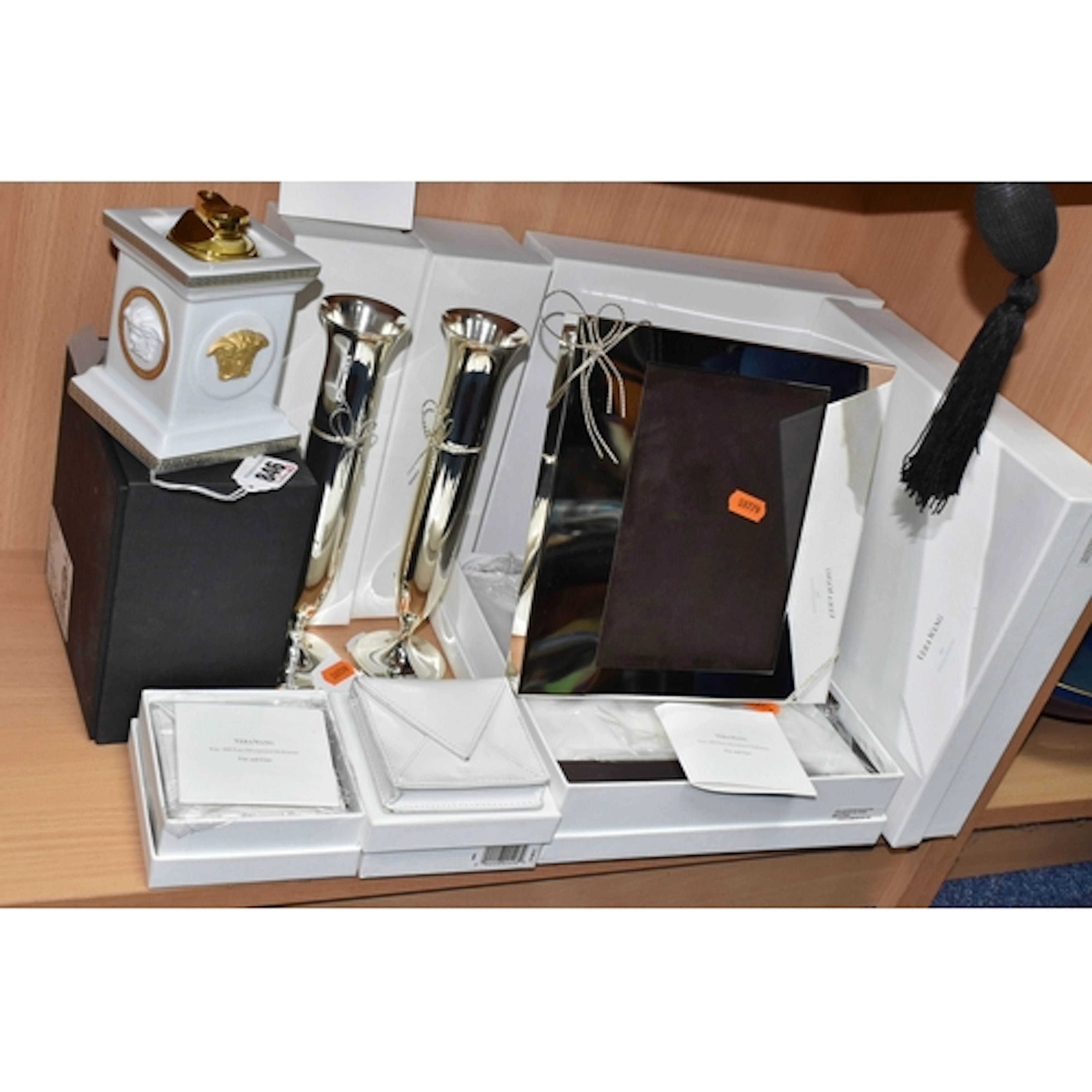 A GROUP OF VERA WANG AND VERSACE ITEMS comprising a boxed Ro...