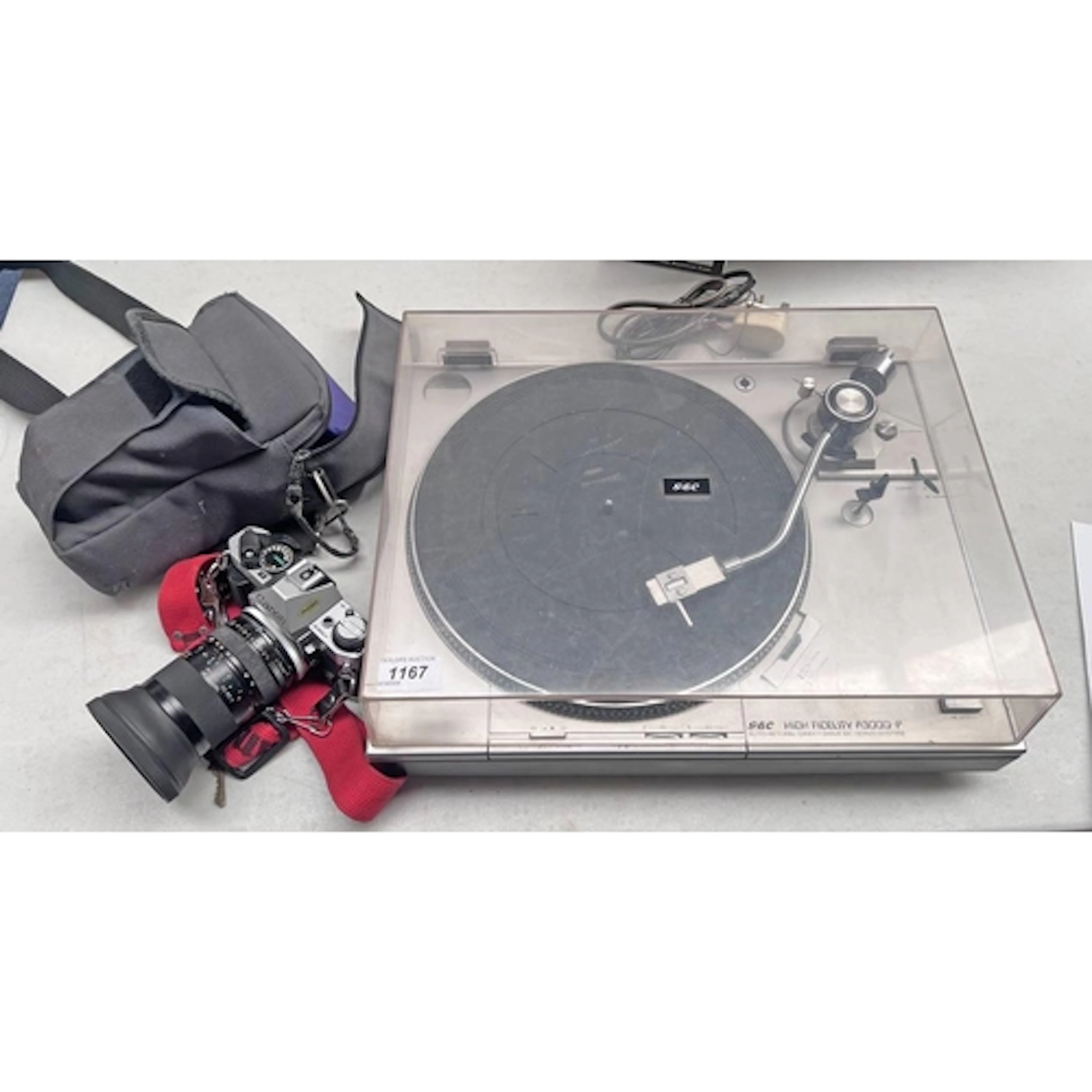 G & C A3000 AUTO RETURN/ DIRECT DRIVE TURNTABLE TOGETHER WIT...