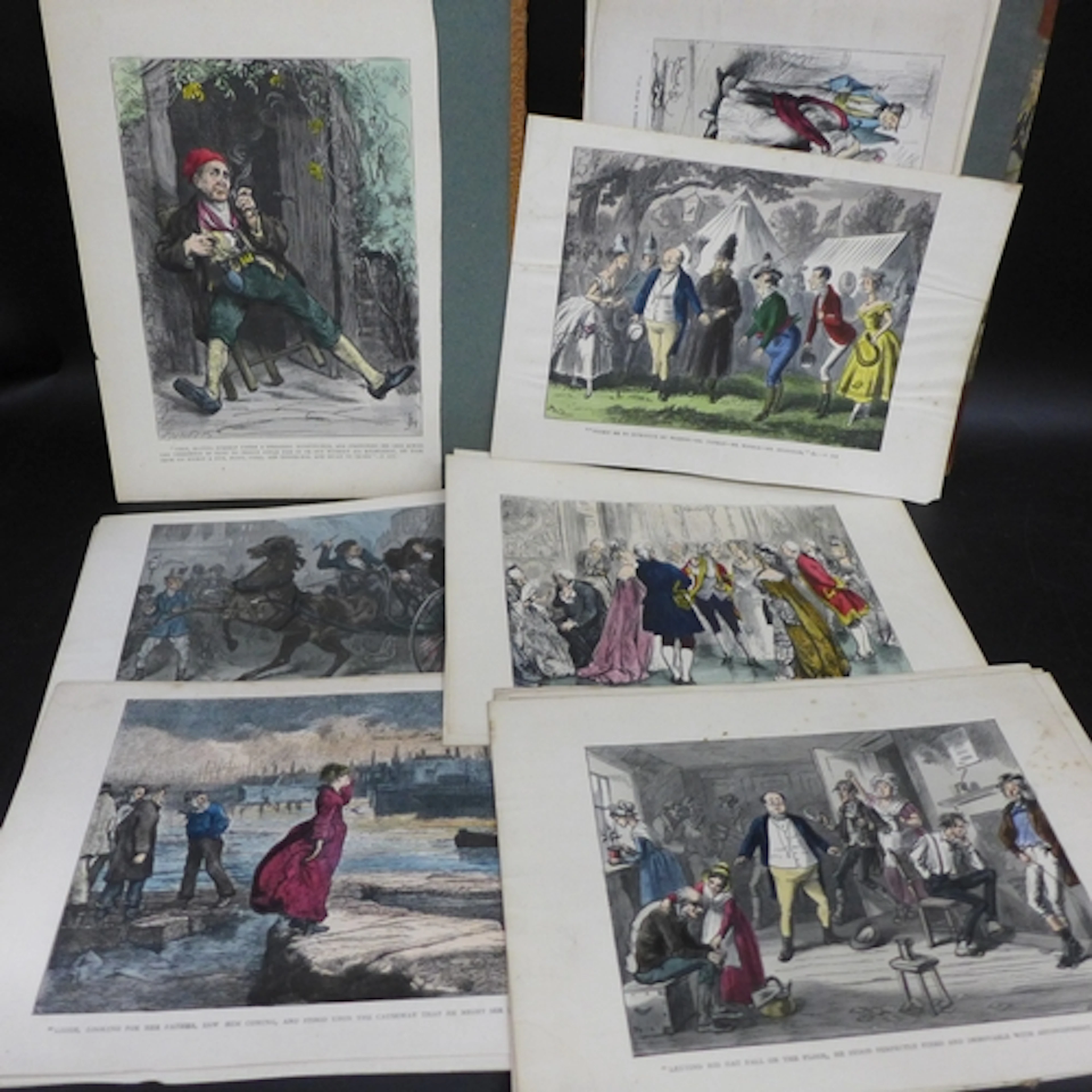 Charles Dickens engravings, by Brothers Dalziel and Hablot B...