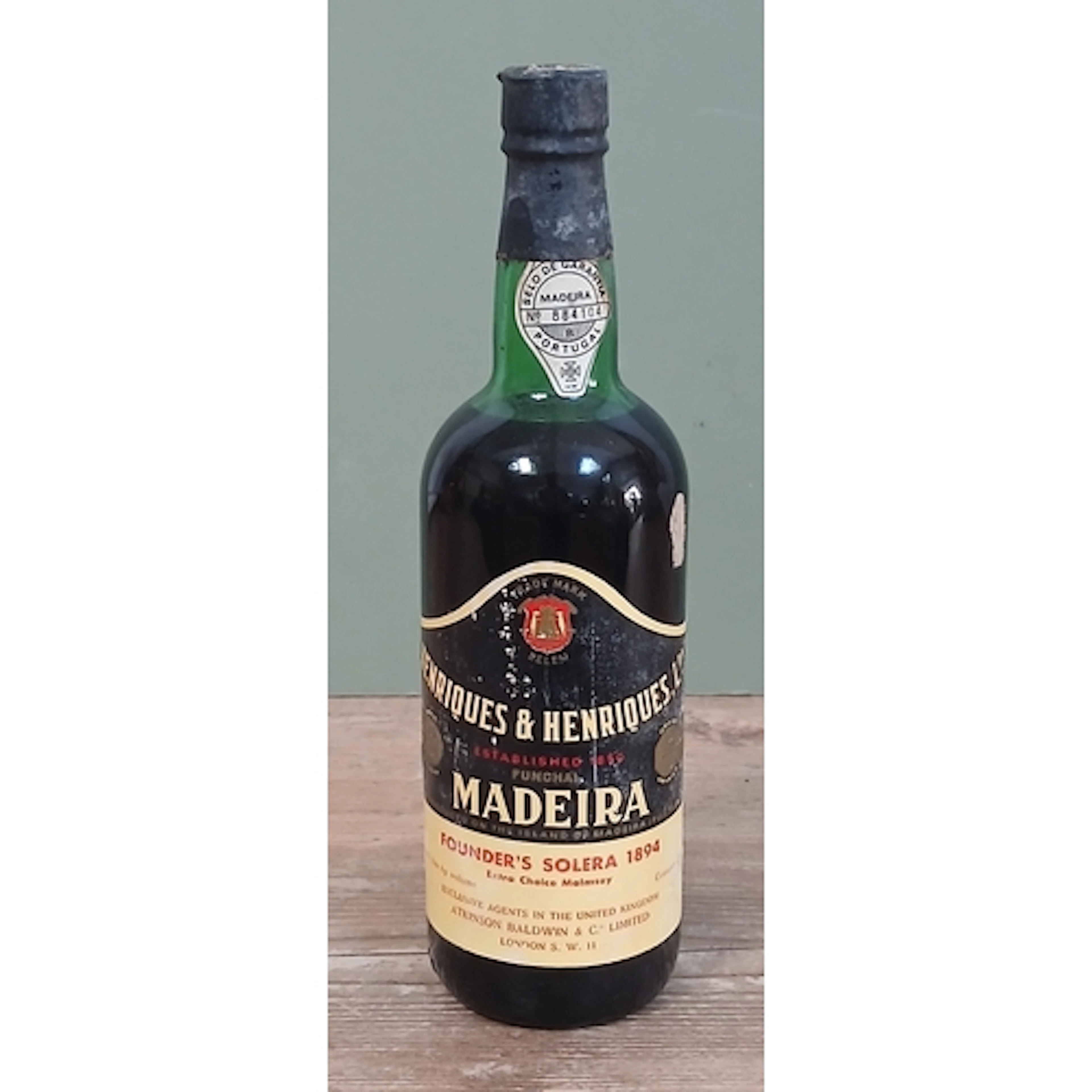 Henriques & Henriques Madeira Founder's Solera 1894.