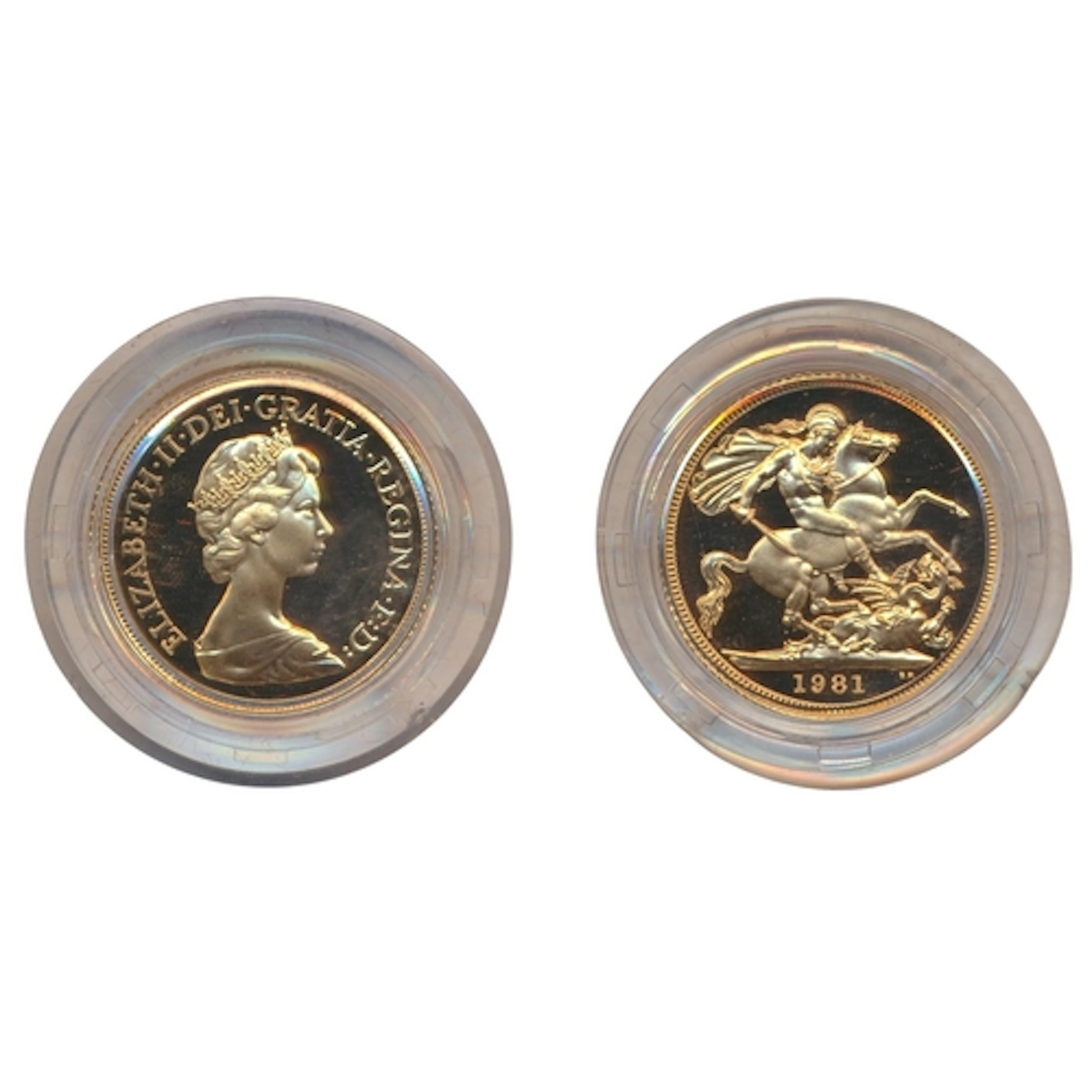 Investment Gold Lot - Documents Required. 1981 sovereign box...