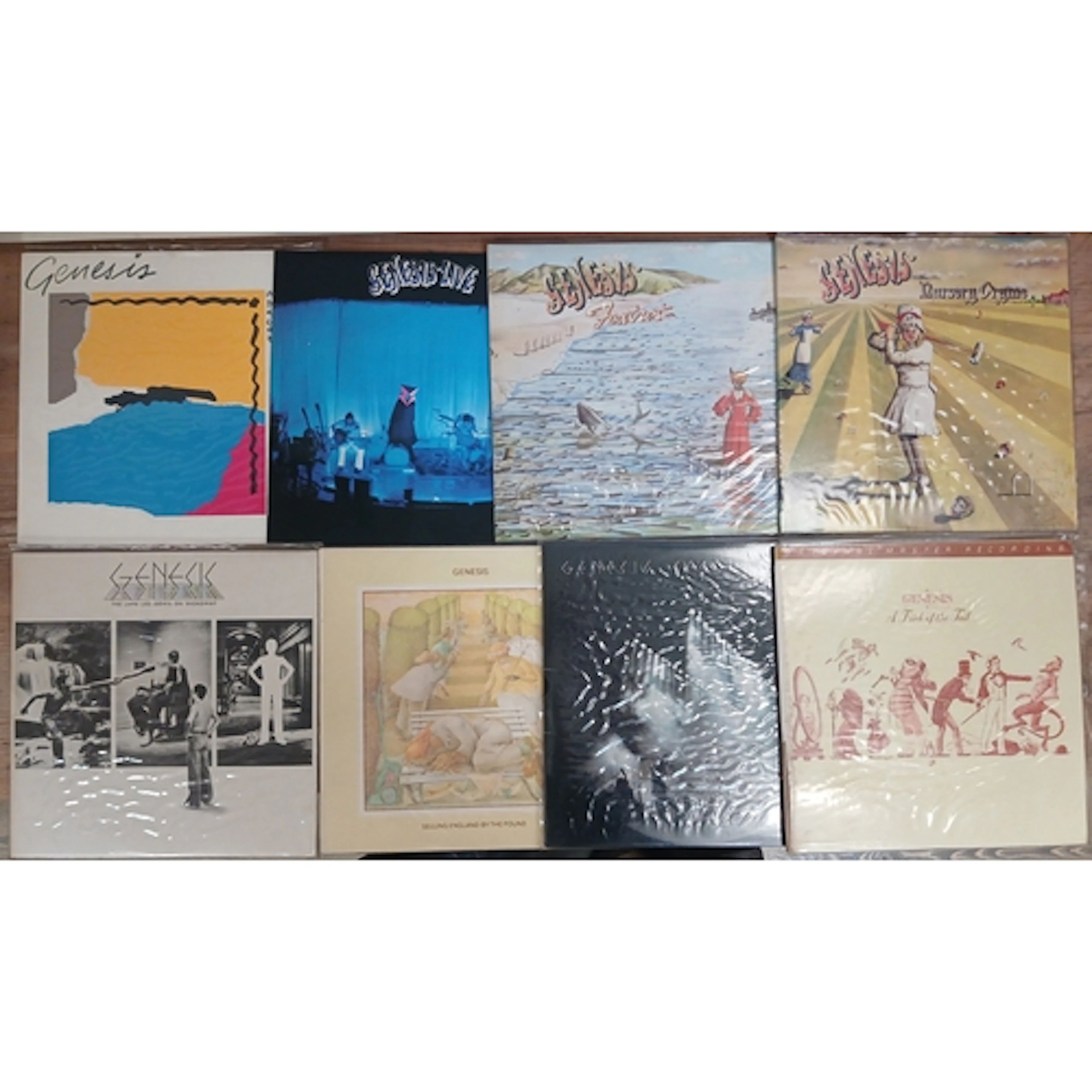 Genesis - a group of 8 LPs.