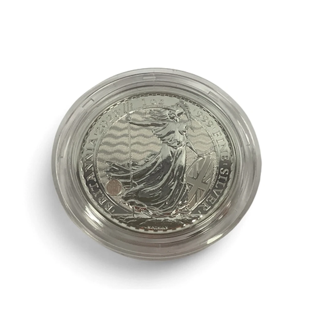 2023 Charles III Fine Silver One Ounce Britannia.