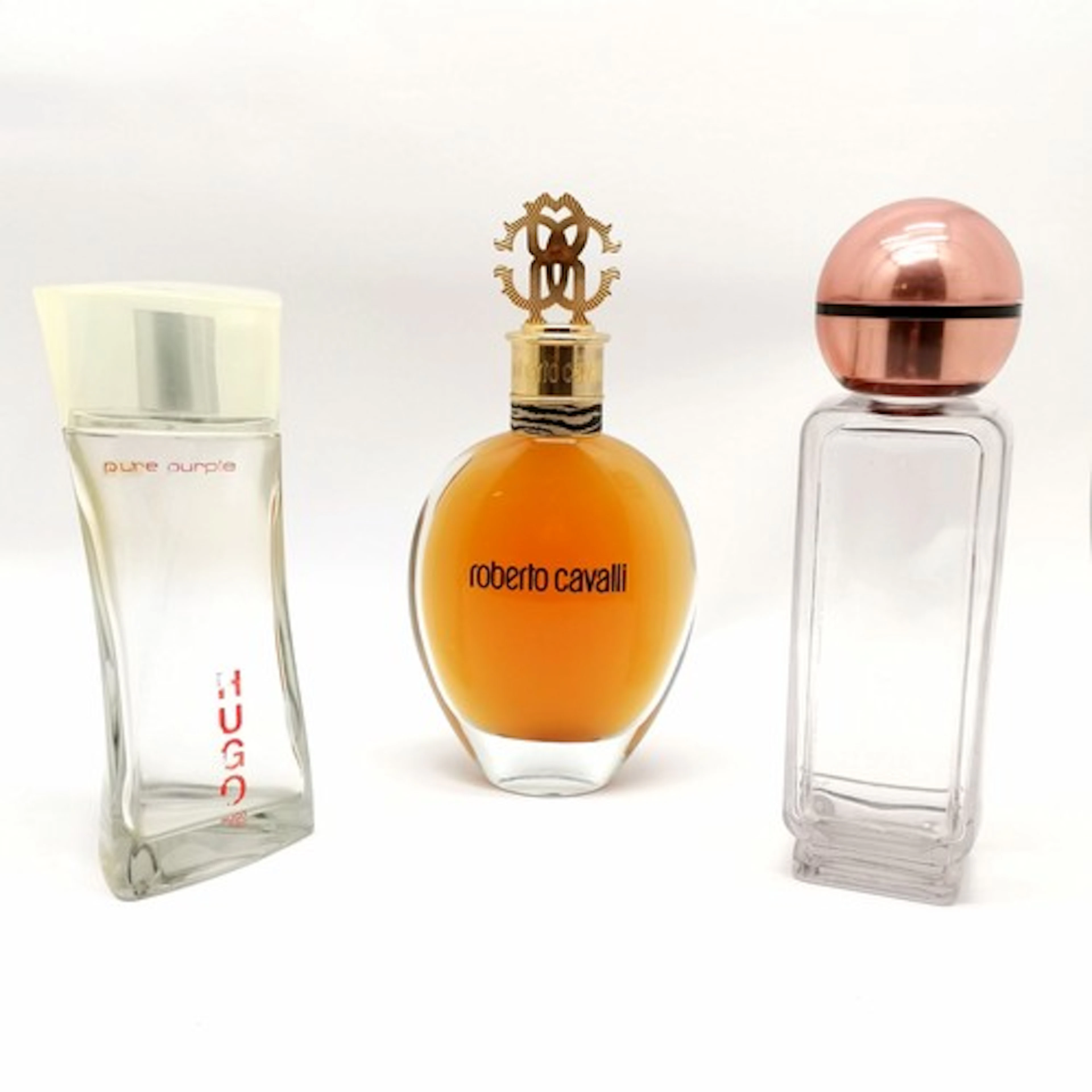 3 x large advertising display scent bottles - Roberto Cavall...