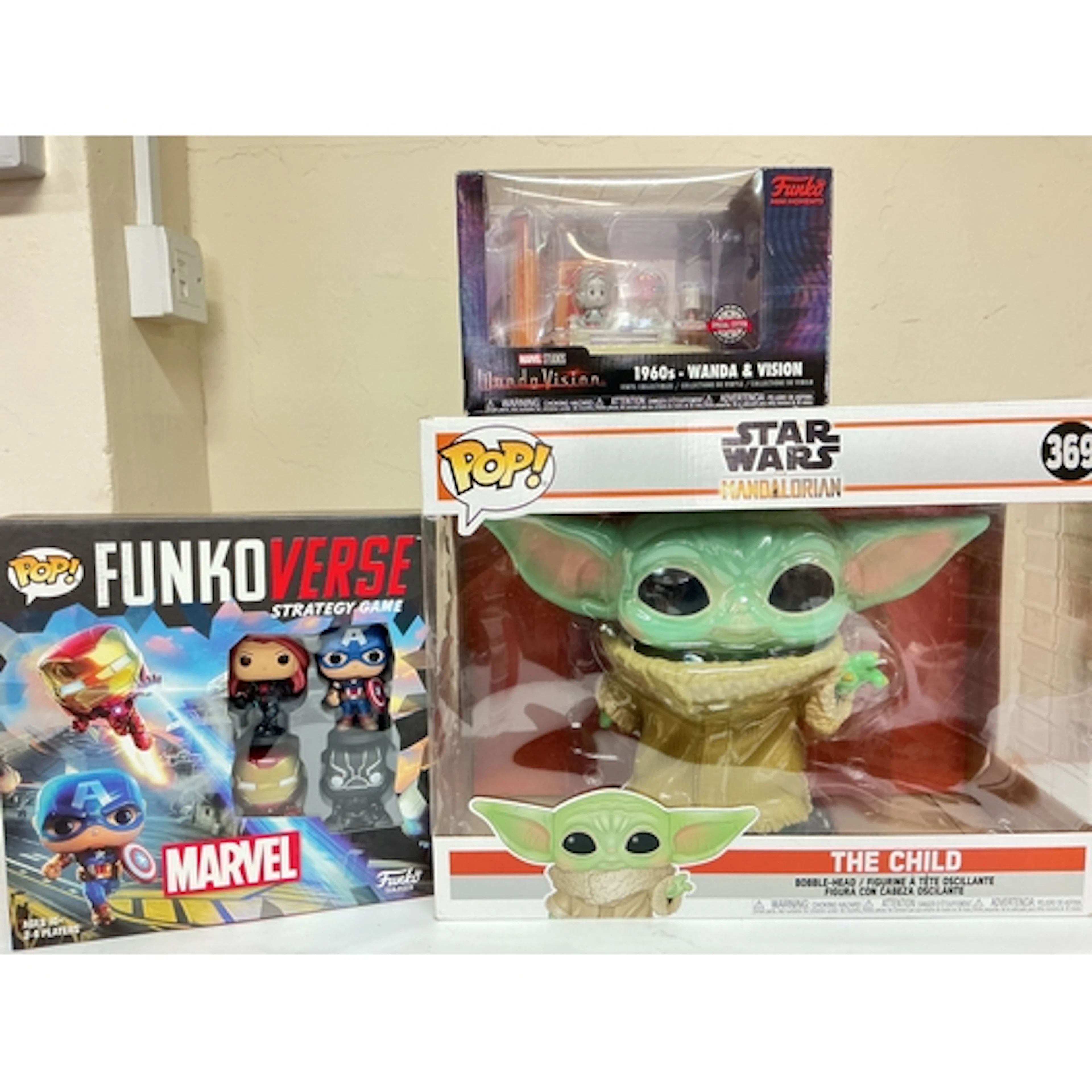 A Boxed Large Funko The Mandalorian The Child Figure, A Funk...