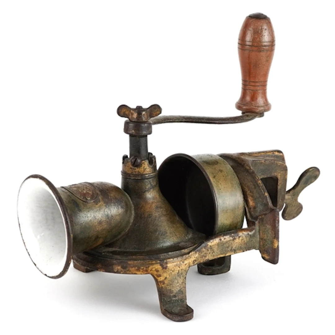 Late 19th early 20th century Kenrick & Sons cast iron coffee...