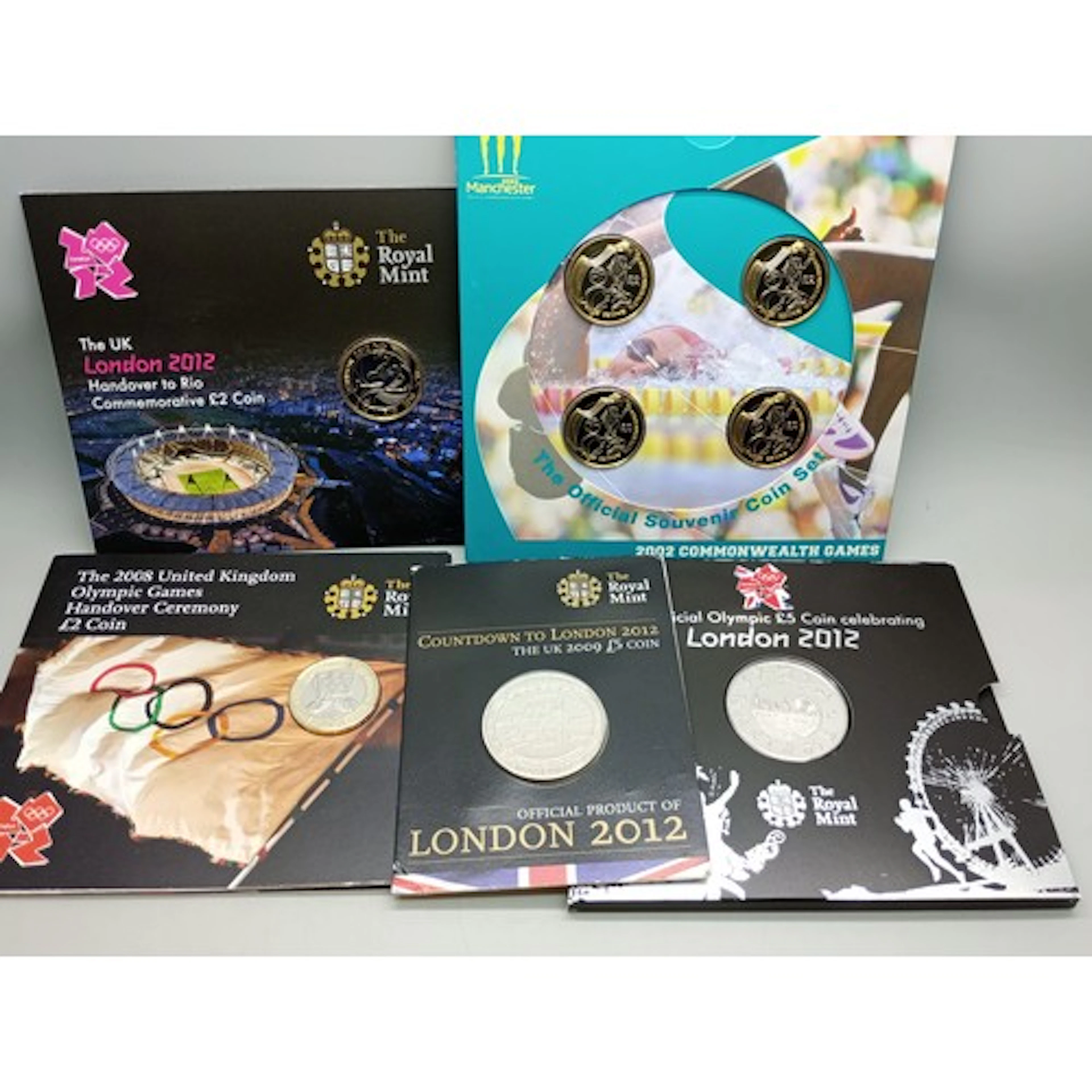 Coins - a collection of Royal Mint Olympic Games and Common...