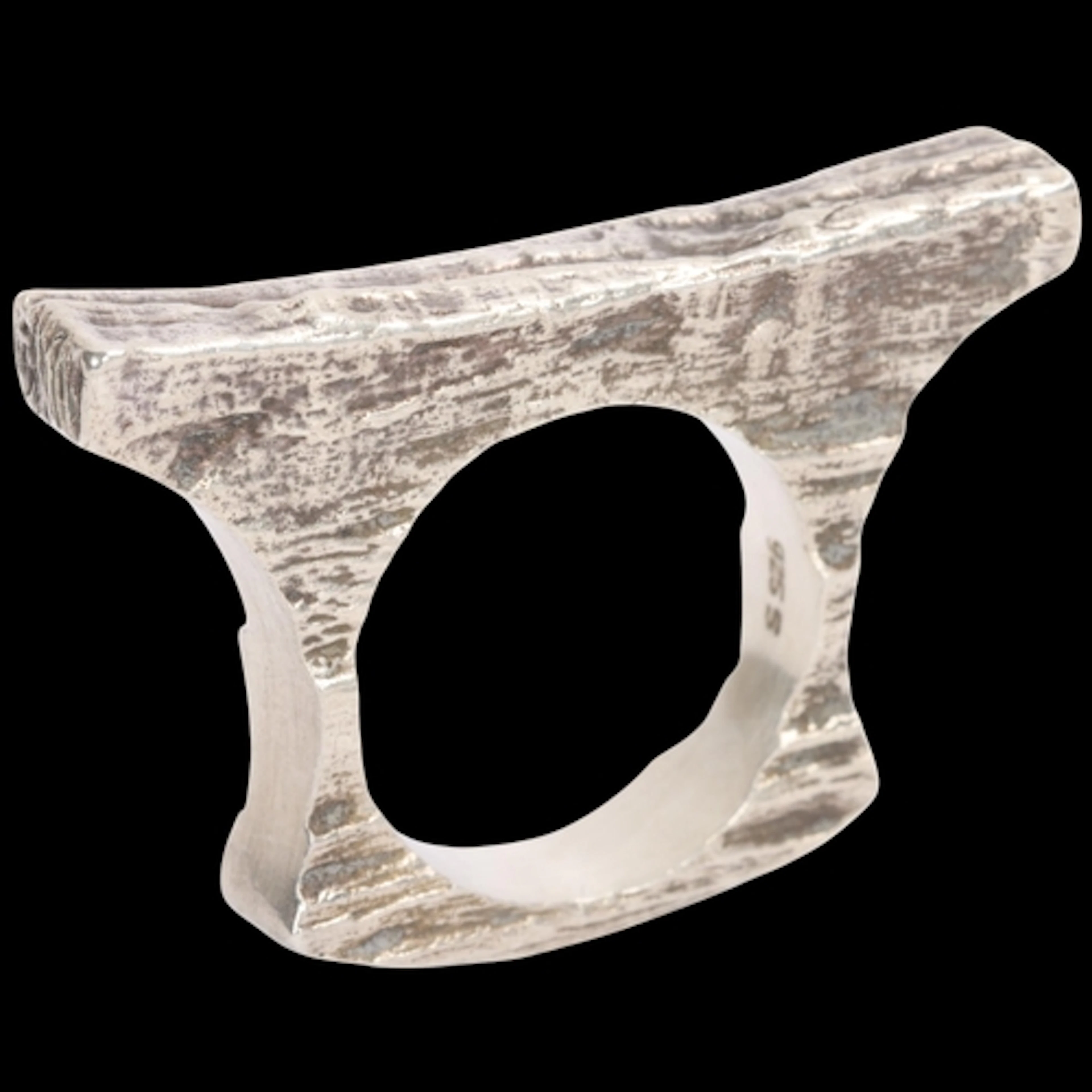 ANTON MICHELSEN - a Danish brutalist sterling silver abstrac...