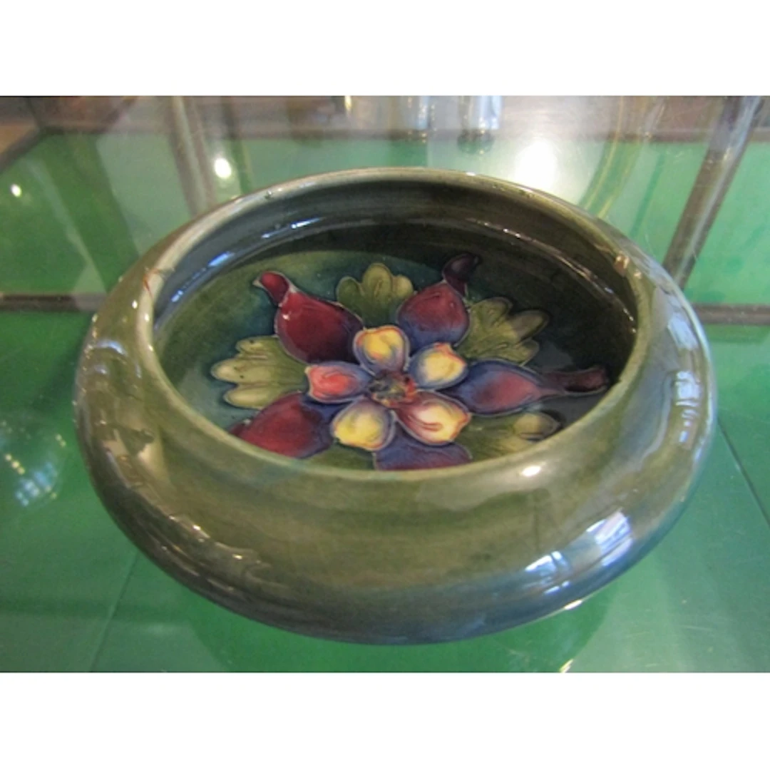 Moorcroft Dish with Floral Pattern Circular Form Approximate...