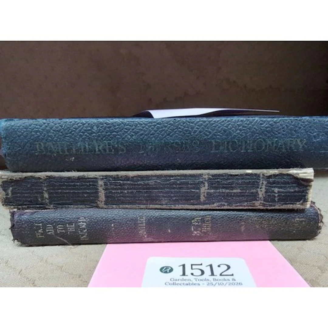 Two" First Aid & Bailliere's nurse", medical dictionarie...