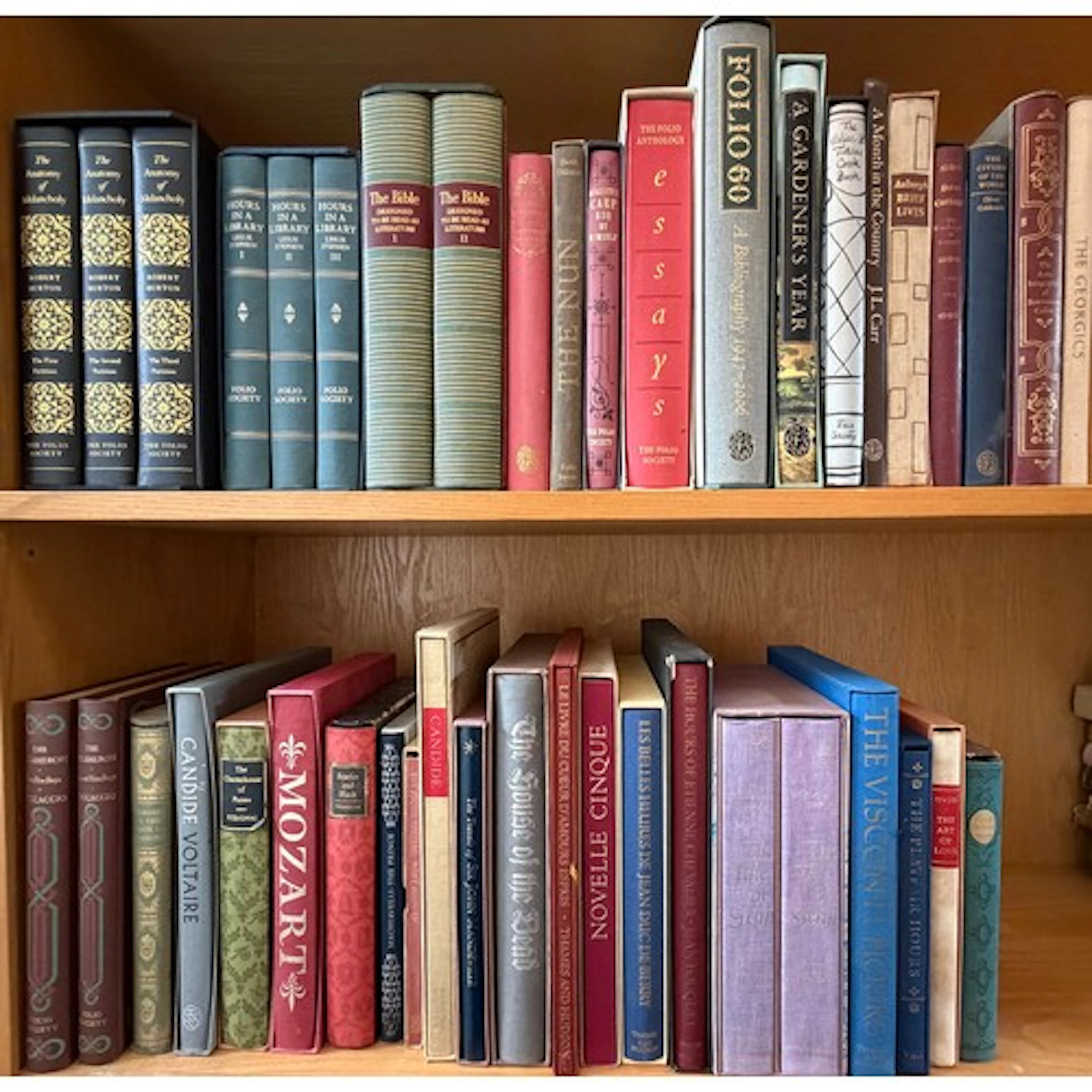Folio Society and other mixed books: Folio: Robert Burton 'T...