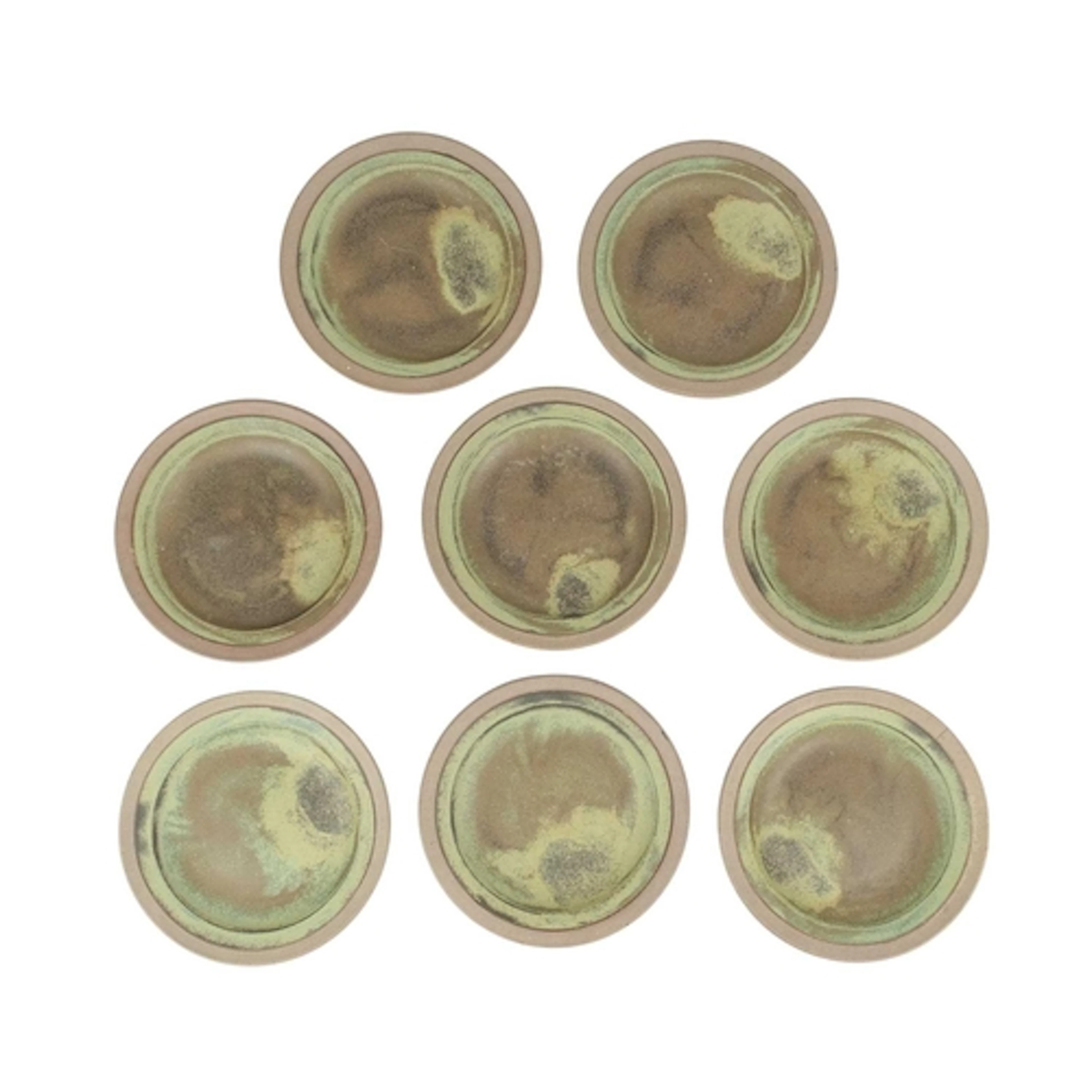 § Robin WELCH (1936-2019) A collection of eight plates Stone...
