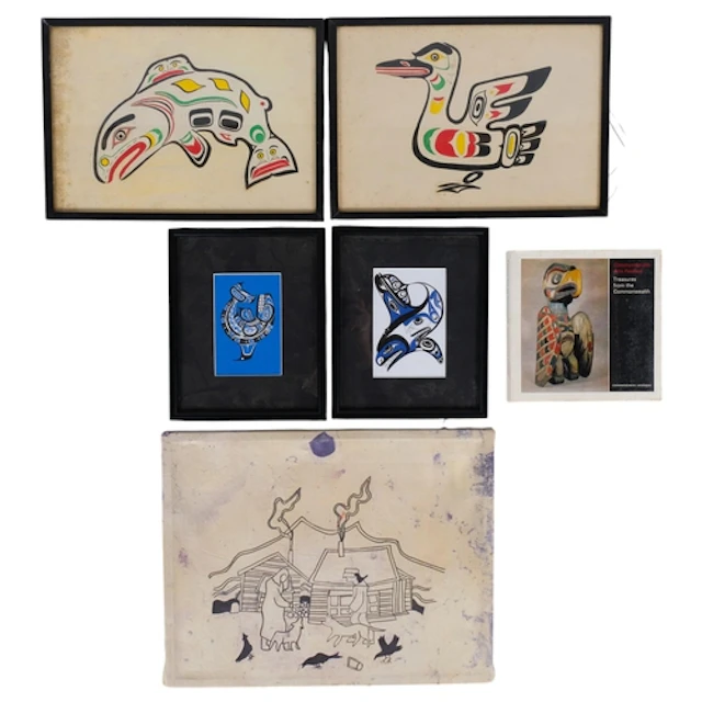 NATIVE AMERICAN INTEREST - a group of Canadian abstracts, an...
