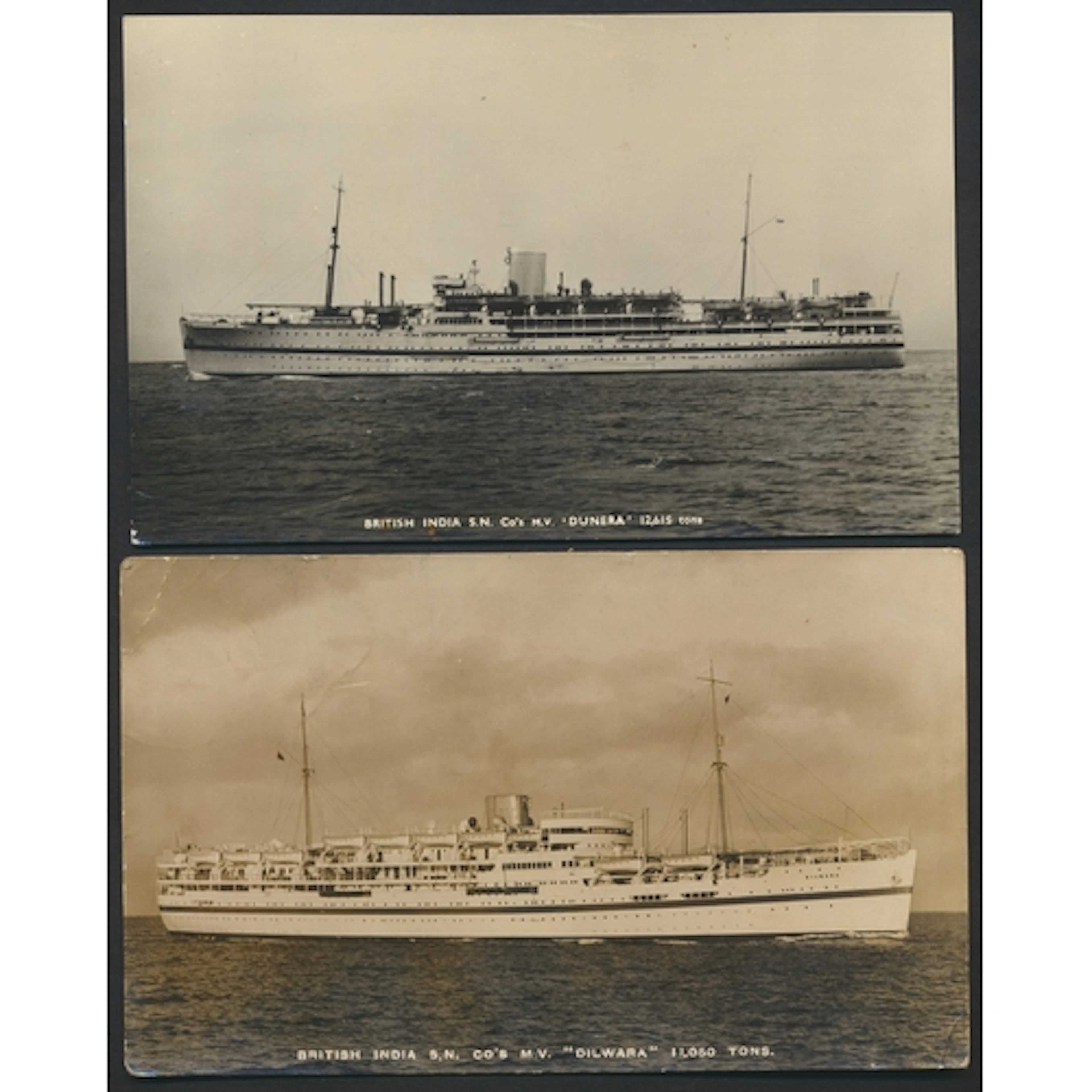 Shipping. Coln. in album of vintage and modern cards, with a...