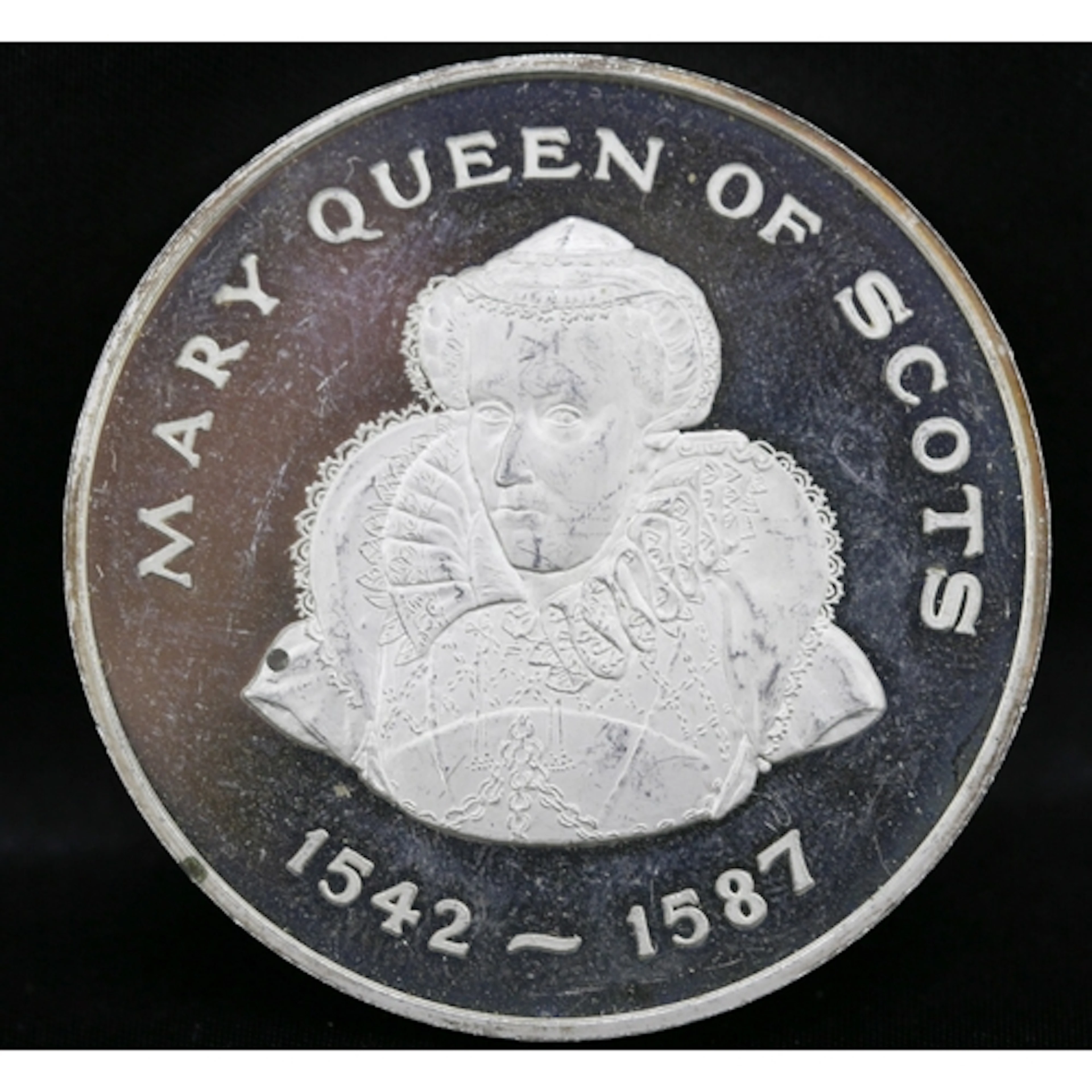 Sterling Silver Commemorative Coin 'Queens of the British Is...