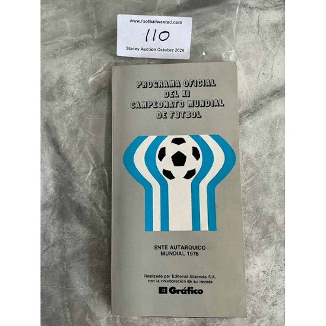 1978 World Cup Finals Football Programme: 322 page El Grafic...