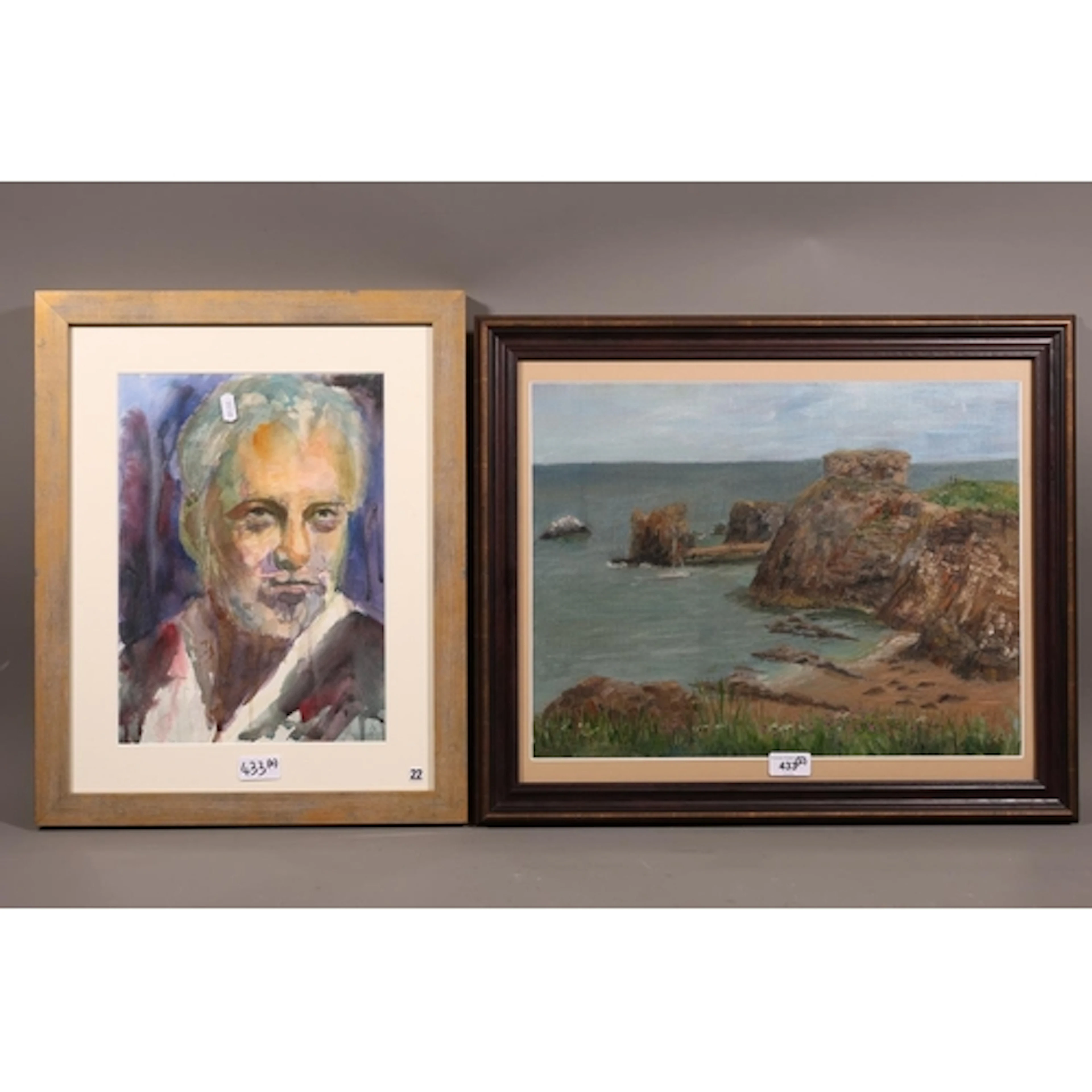 JANE STEVEN of Gifford, Dunbar Beach, oil painting, signed w...