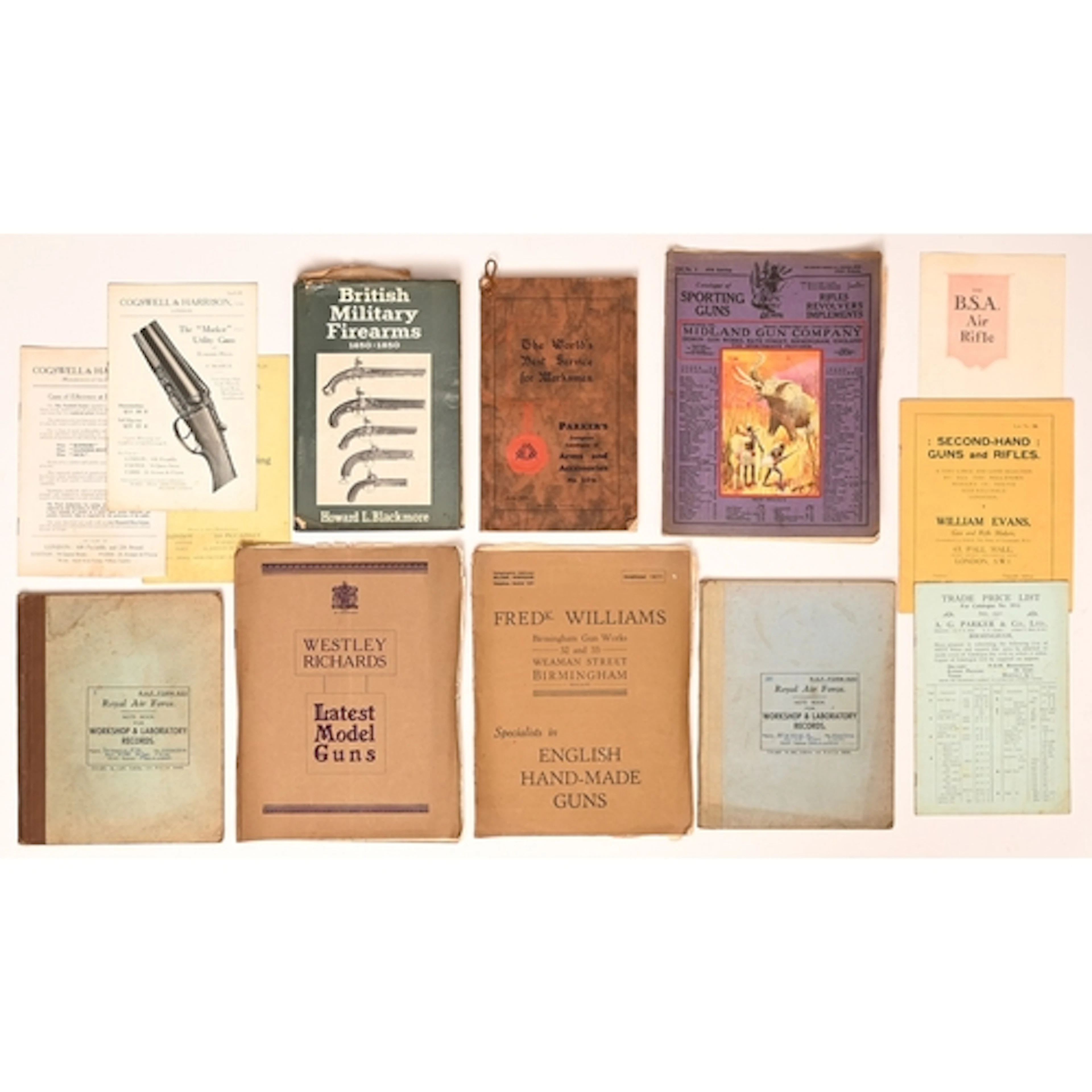 Gunsmithing Advertising. Trade catalogues, including Westley...