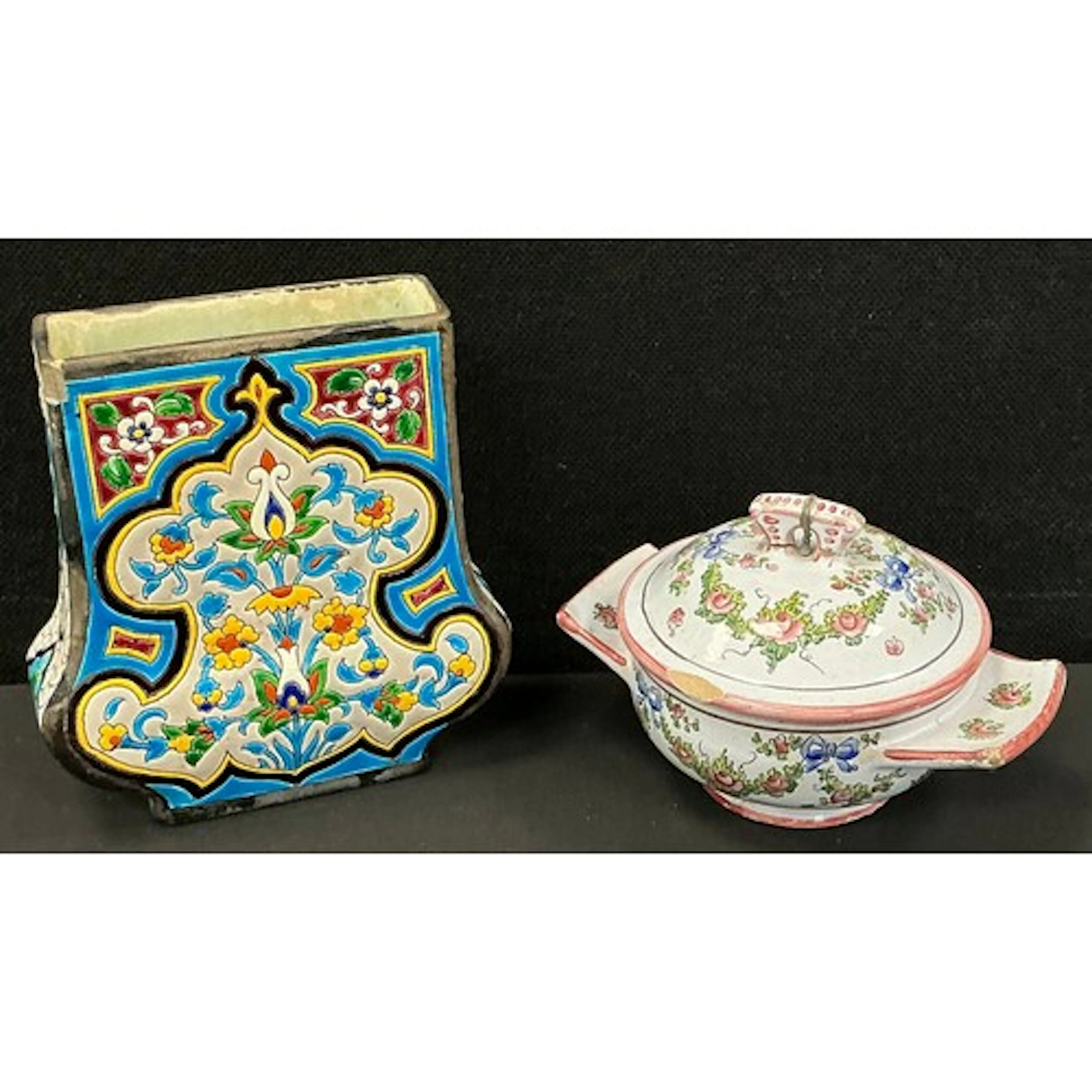 A 19th / early 20th century French Orientalist pottery vase ...