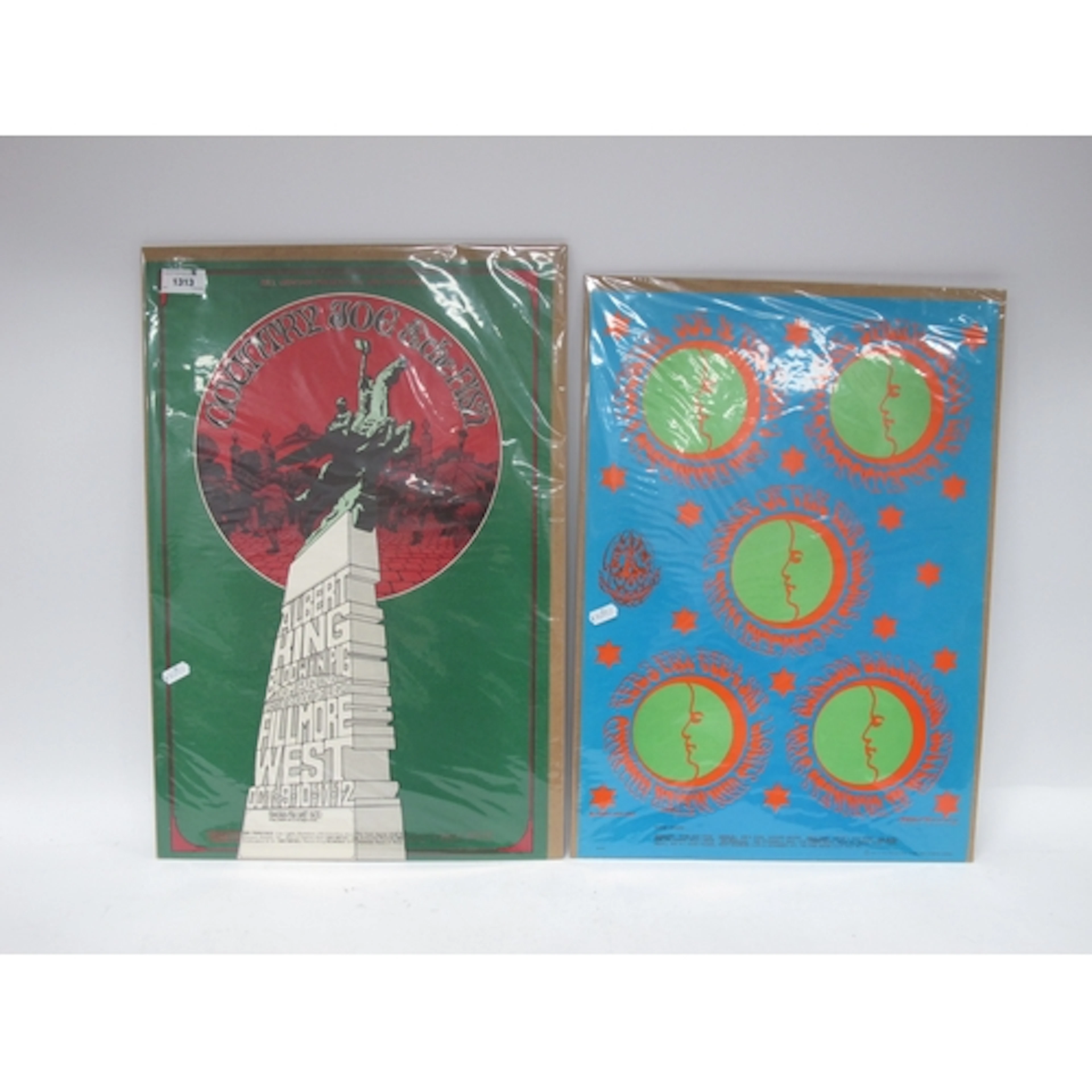 Country Job and The Irish Psychedelic Posters, the tallest 5...
