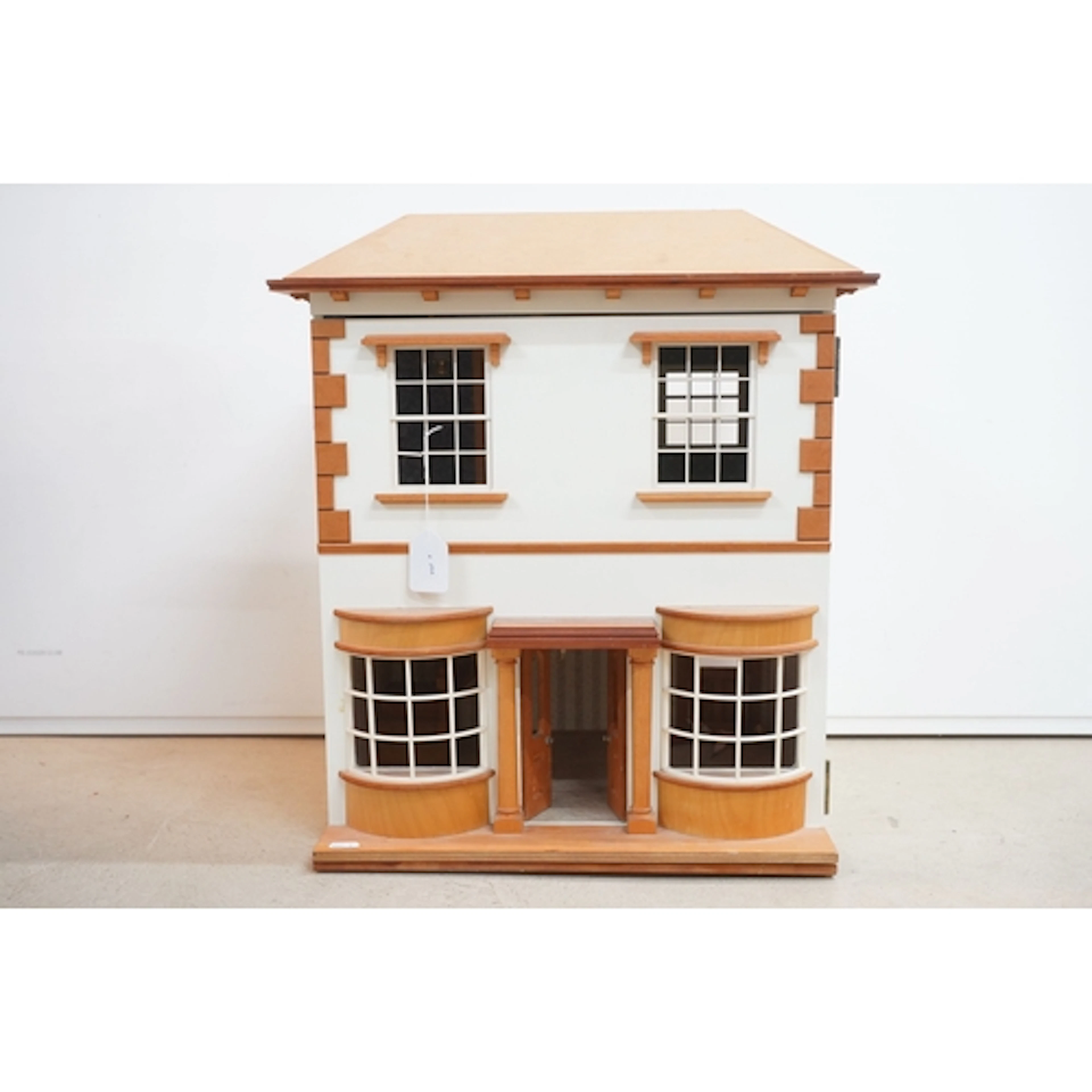20th century hand-made dolls house, believed to be by Sid Co...